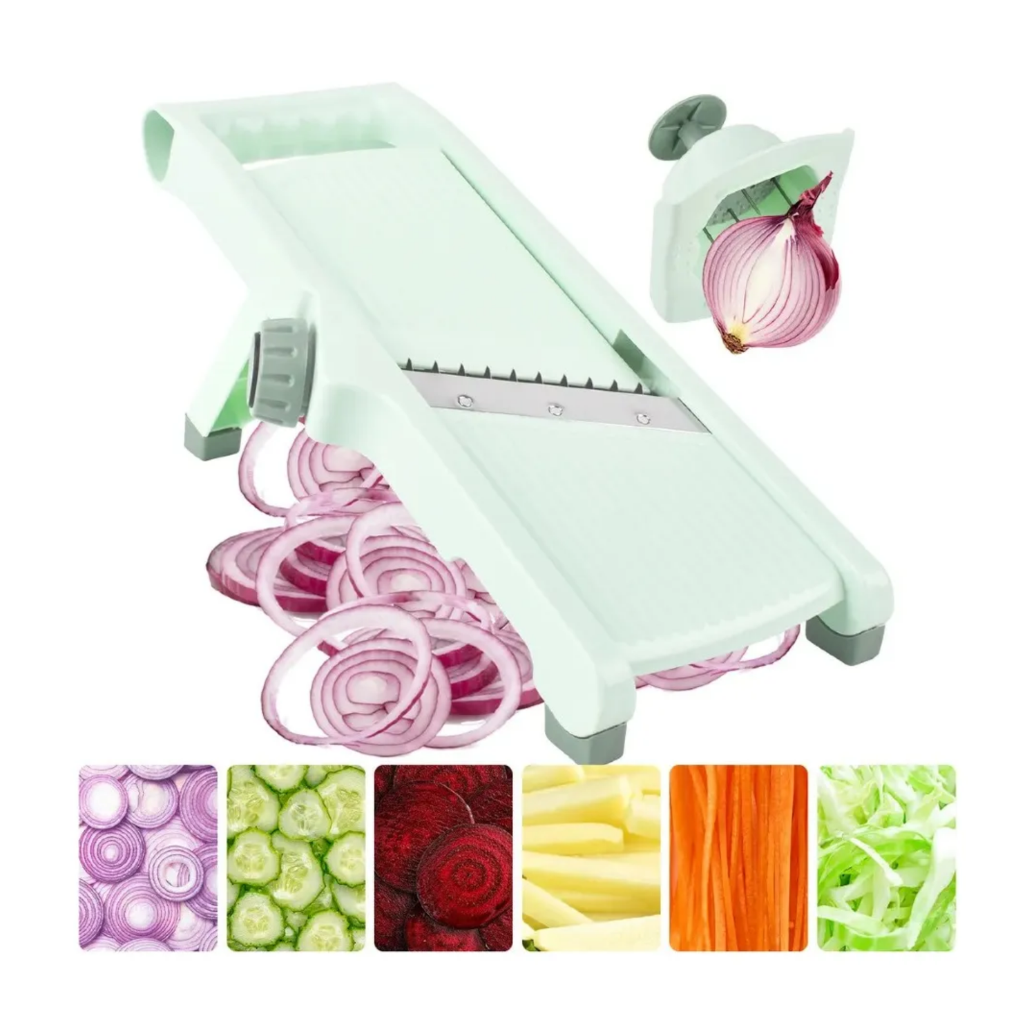 Mandolina Rallador Picador Verduras 30x13,5 CM-3