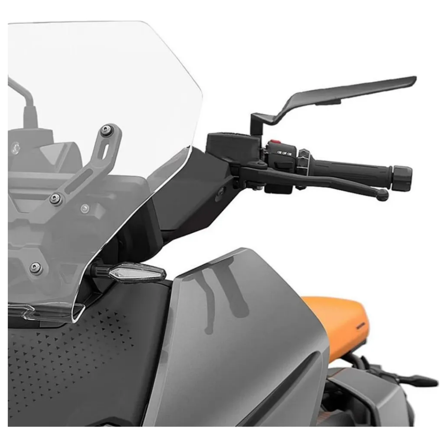 Espejos Aleron Manubrio Motos tunning 23x8,5 CM-4