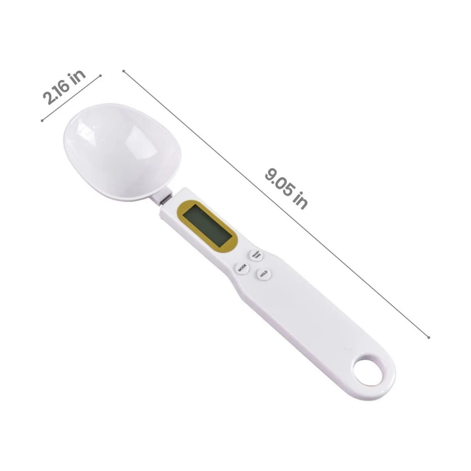 Gramera Digital 500g Cuchara Medidora Alimentos - Blanco-2