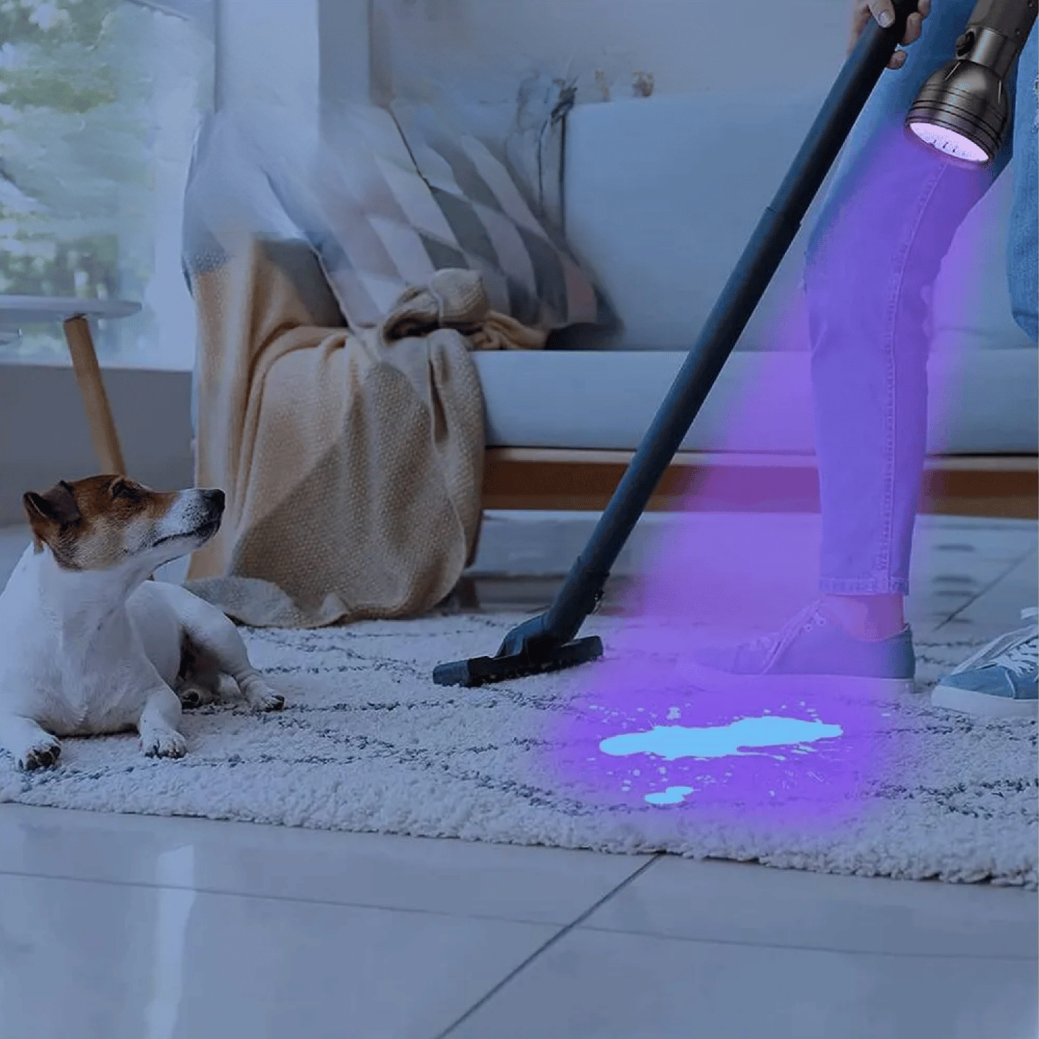 Lampara Luz LED ultravioleta Detector Orina 2,25 Watt-5