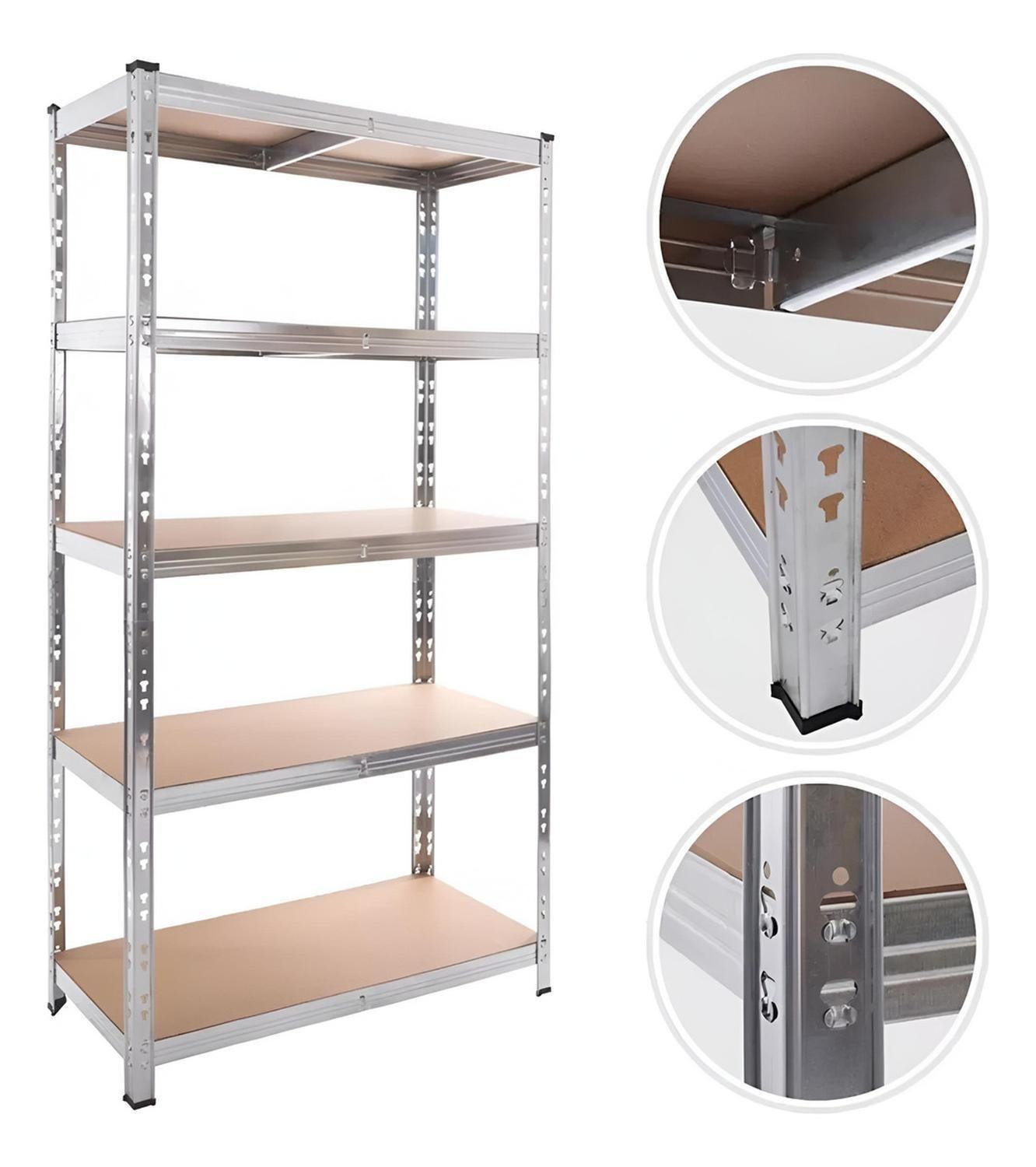 Estante Multifuncional Metal Armable 180x90x40 CM-4