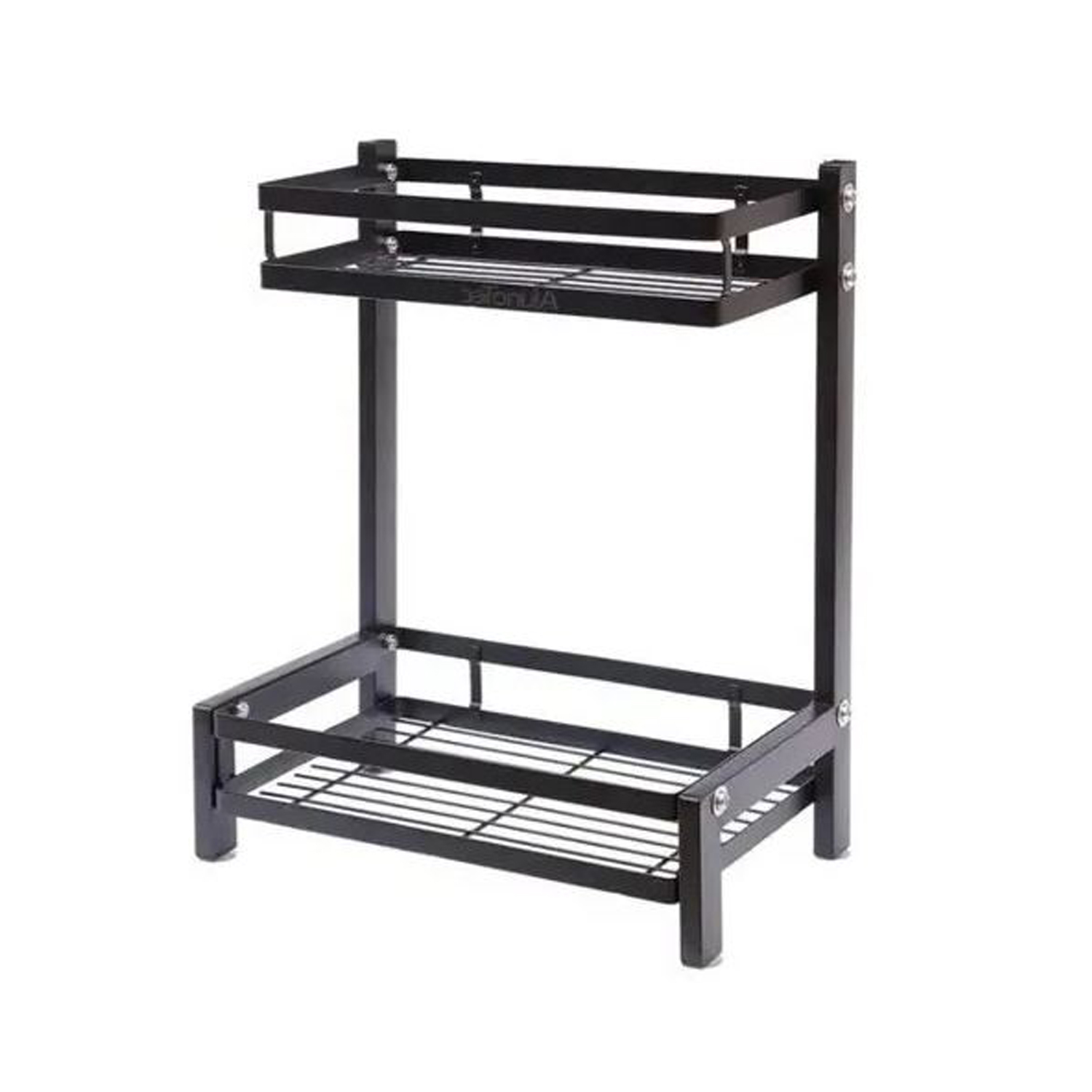 Organizador 2 Niveles Metálico Cocina Negro-5