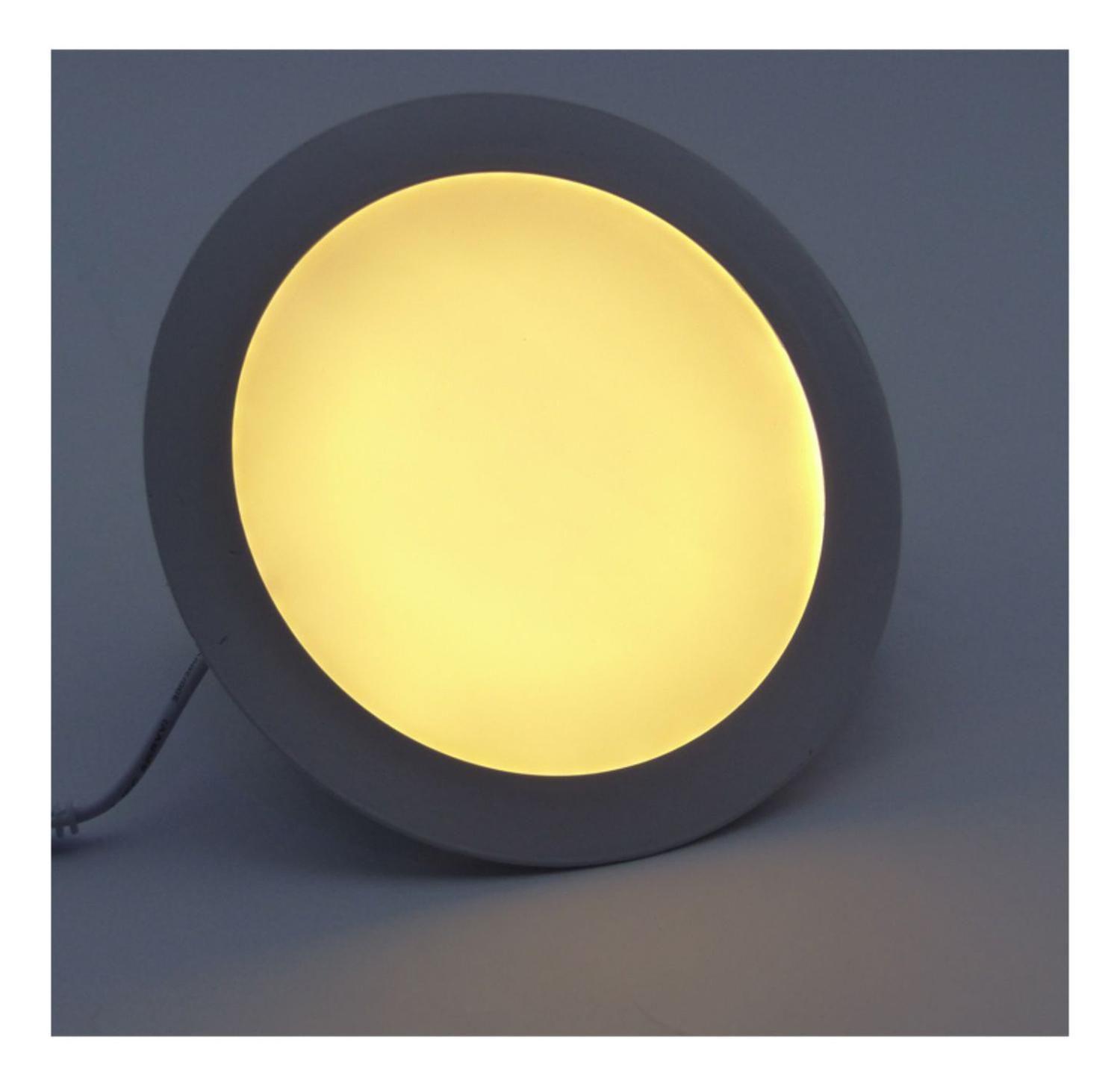 Foco LED Panel 12 Watt Luz Cálida 220 V-4