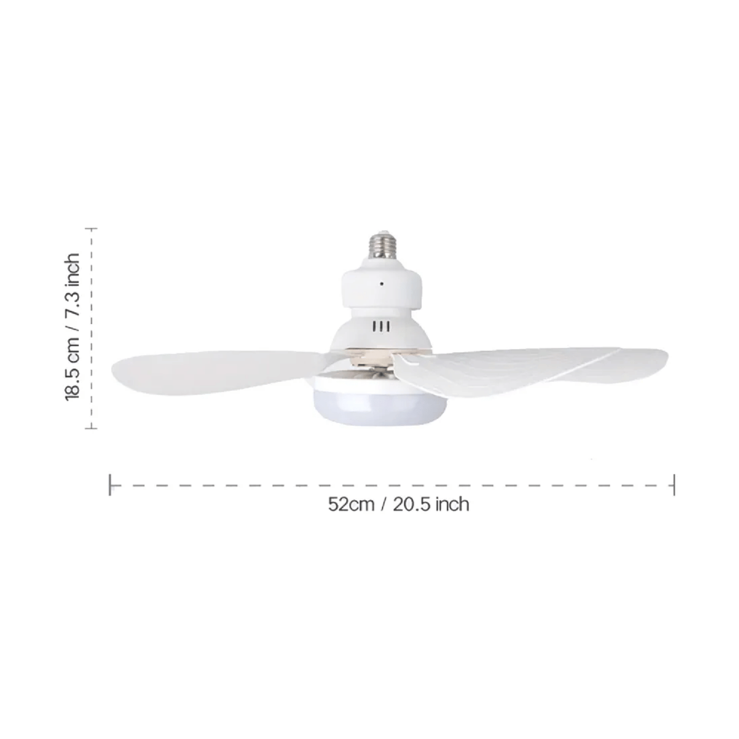 Foco Lampara LED Ventilador Flor Techo 40 Watt Control-2