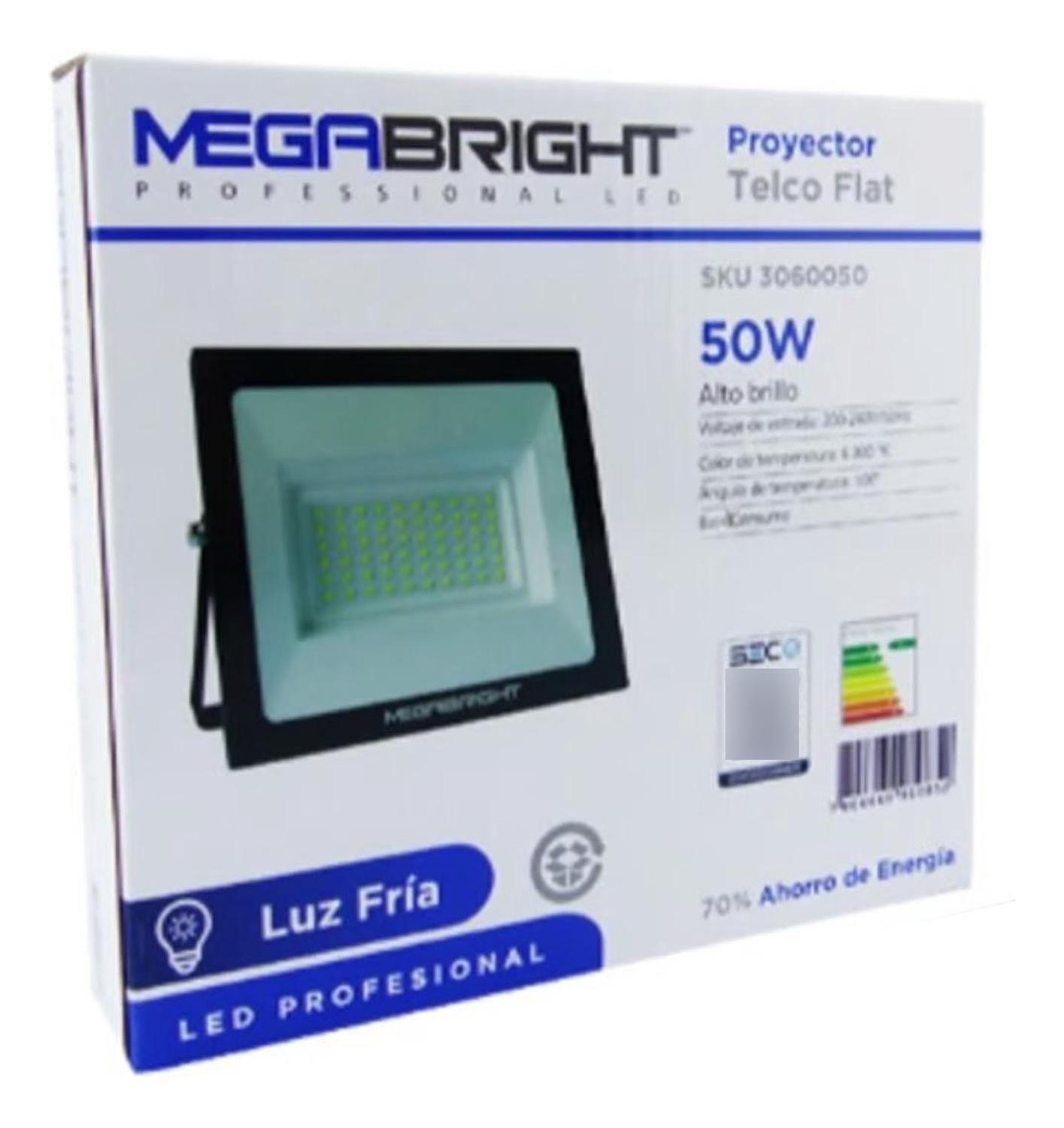 Foco Halógeno LED 50 Watt Luz Fría 6000 Lúmenes-3