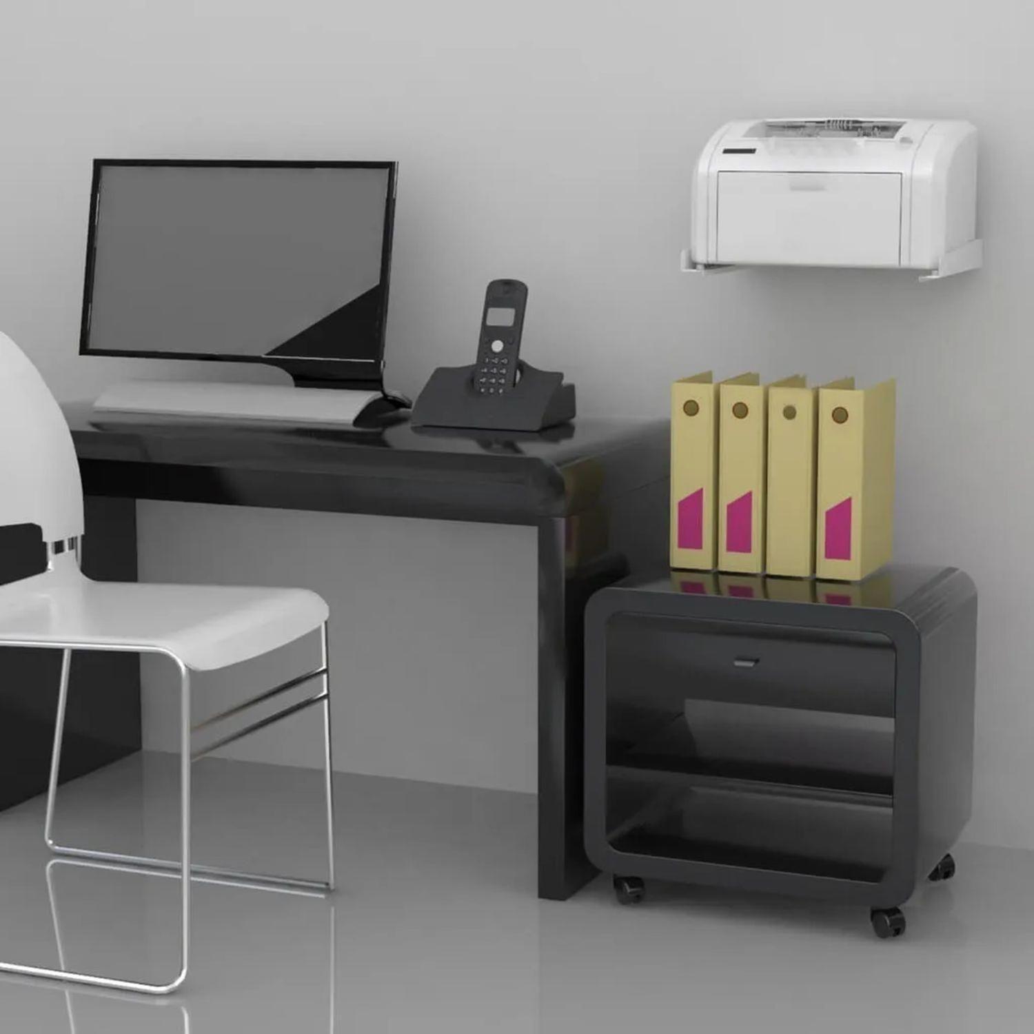 Soporte Organizador Multifuncional Microondas Horno Eléctrico 30 KG Negro-3