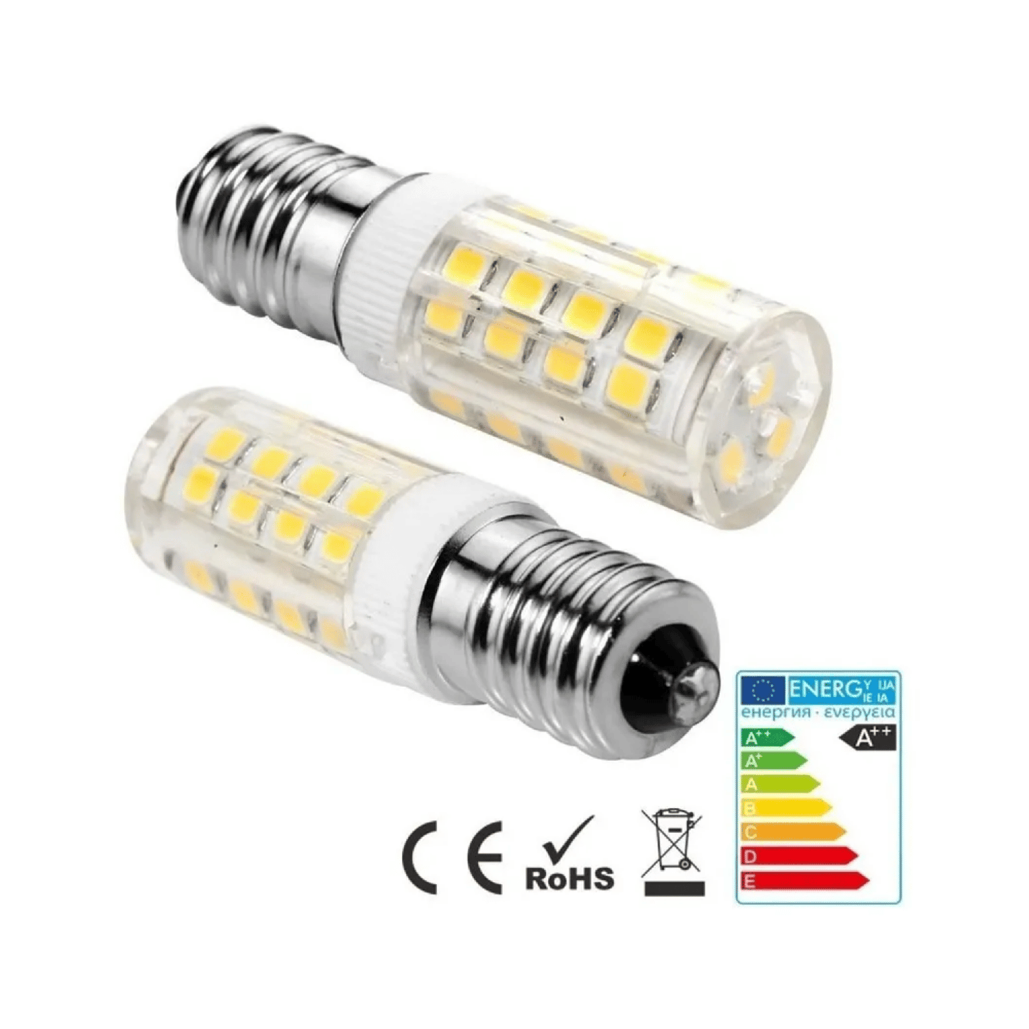 Ampolleta LED E14 Luz Calida 5 Watt-2