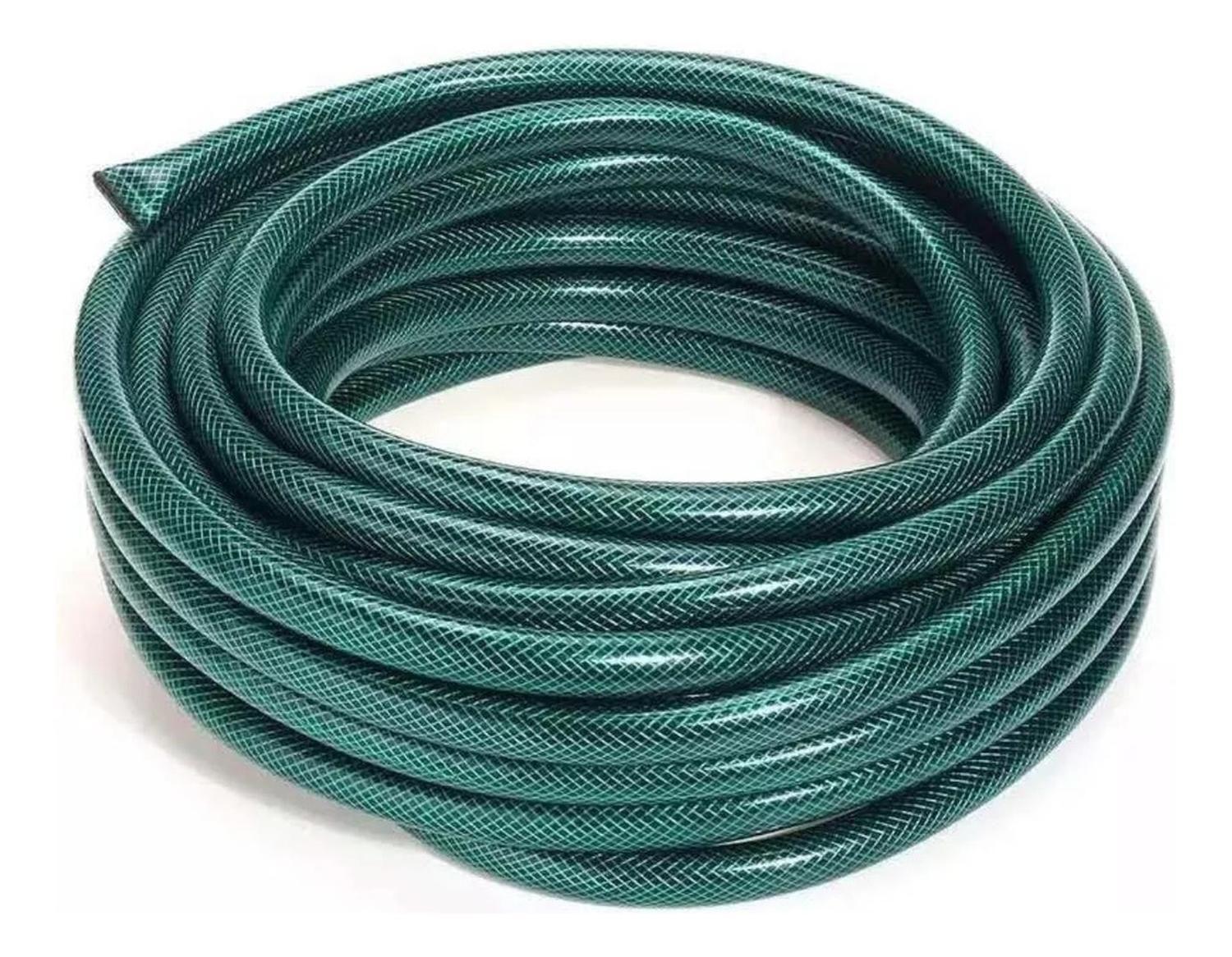 Manguera Reforzada 3/4" Malla Rollo 15 MTS 2 MM Espesor Verde-2