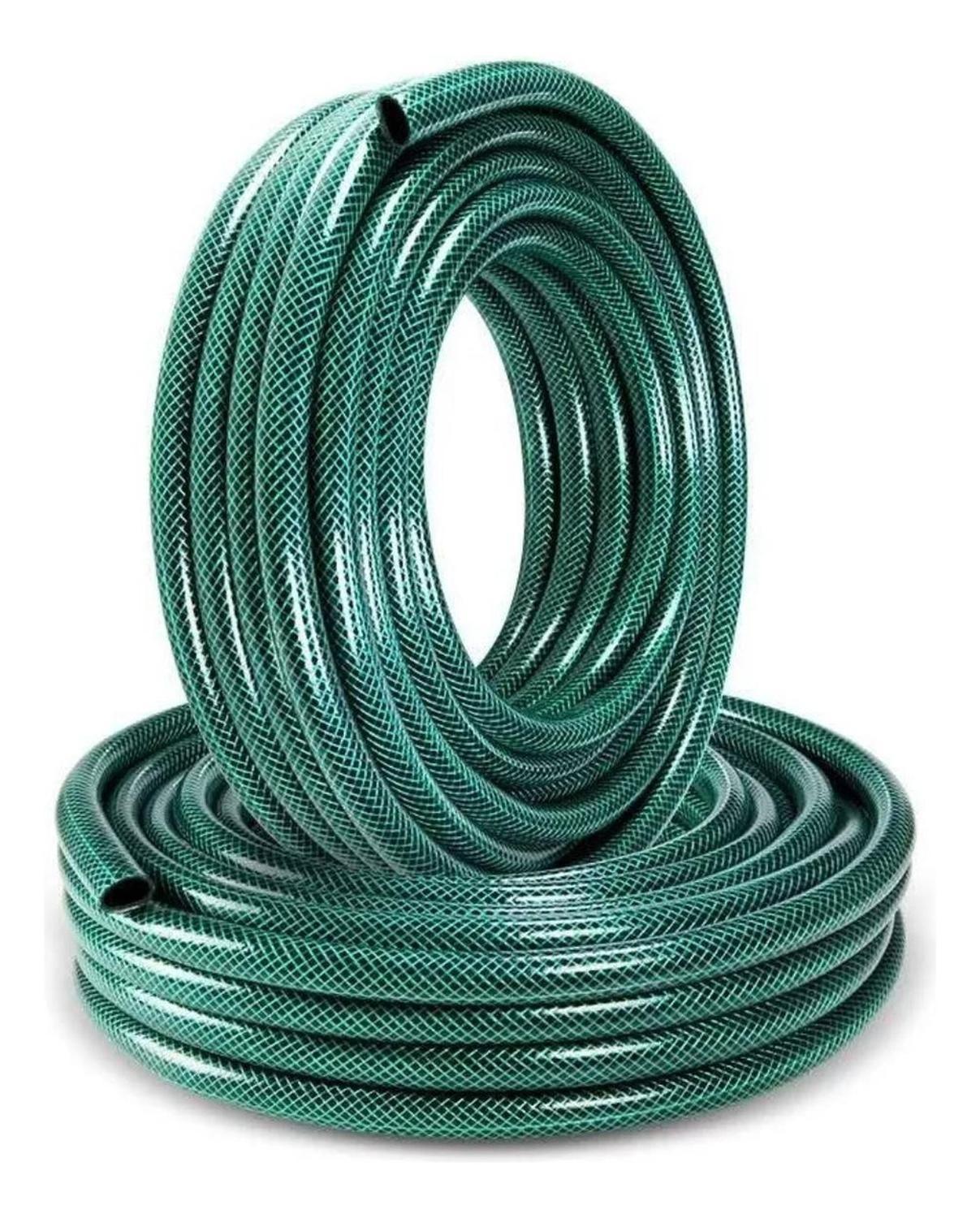 Manguera Reforzada 3/4" Malla Rollo 15 MTS 2 MM Espesor Verde-3