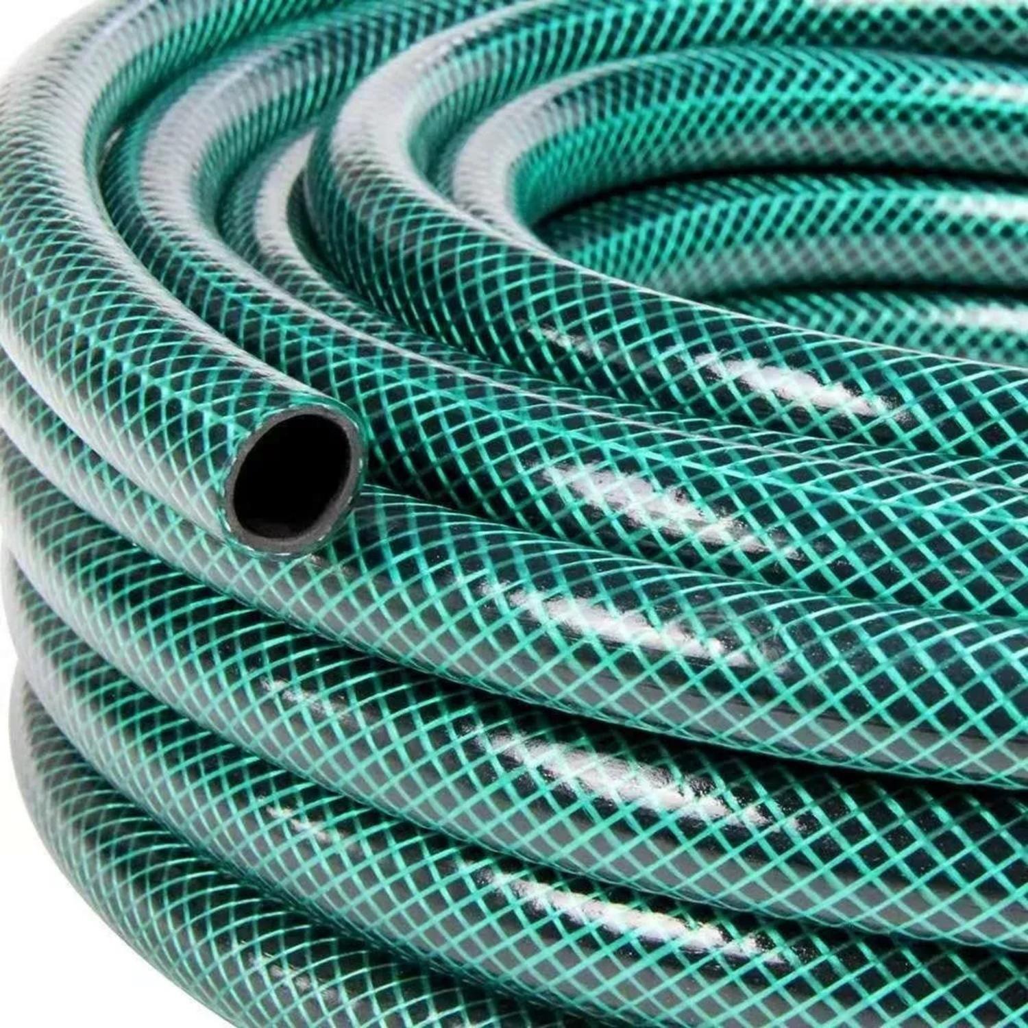 Manguera Reforzada 3/4" Malla Rollo 15 MTS 2 MM Espesor Verde-4