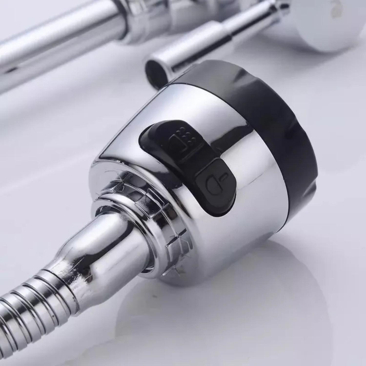 Llave Lavaplatos Monomando Cuello Flexible Difusor Agua-4