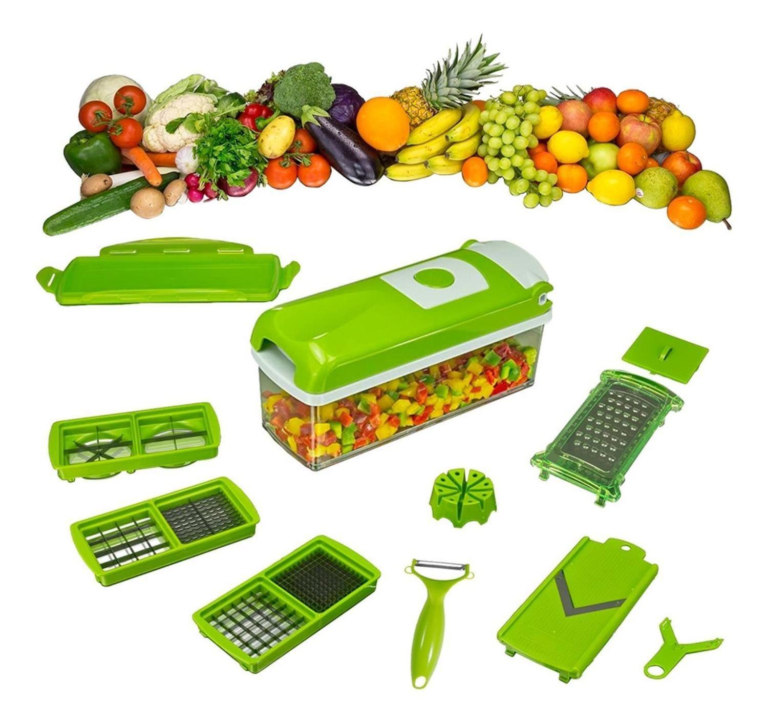 Picador Rallador Cortador Multiuso Frutas Verduras-2