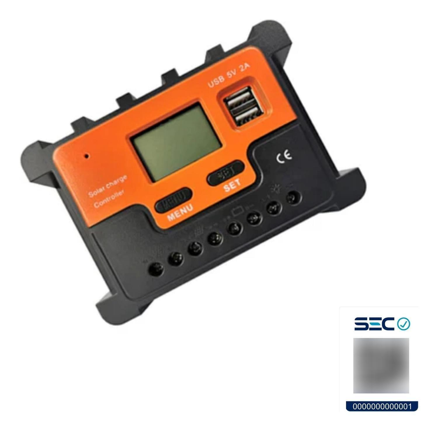 Controlador Carga Solar Regulador Pantalla LCD 12V - 24V 10A-4