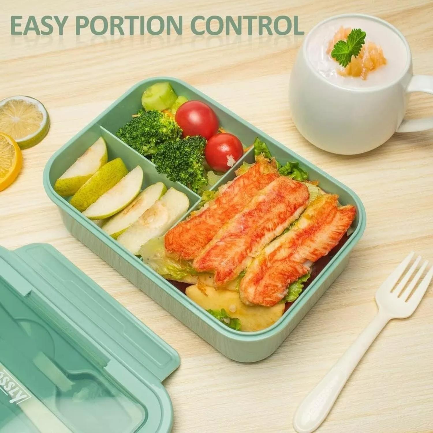 Tupper Contenedor Microondas Alimentos Servicio Verde-2