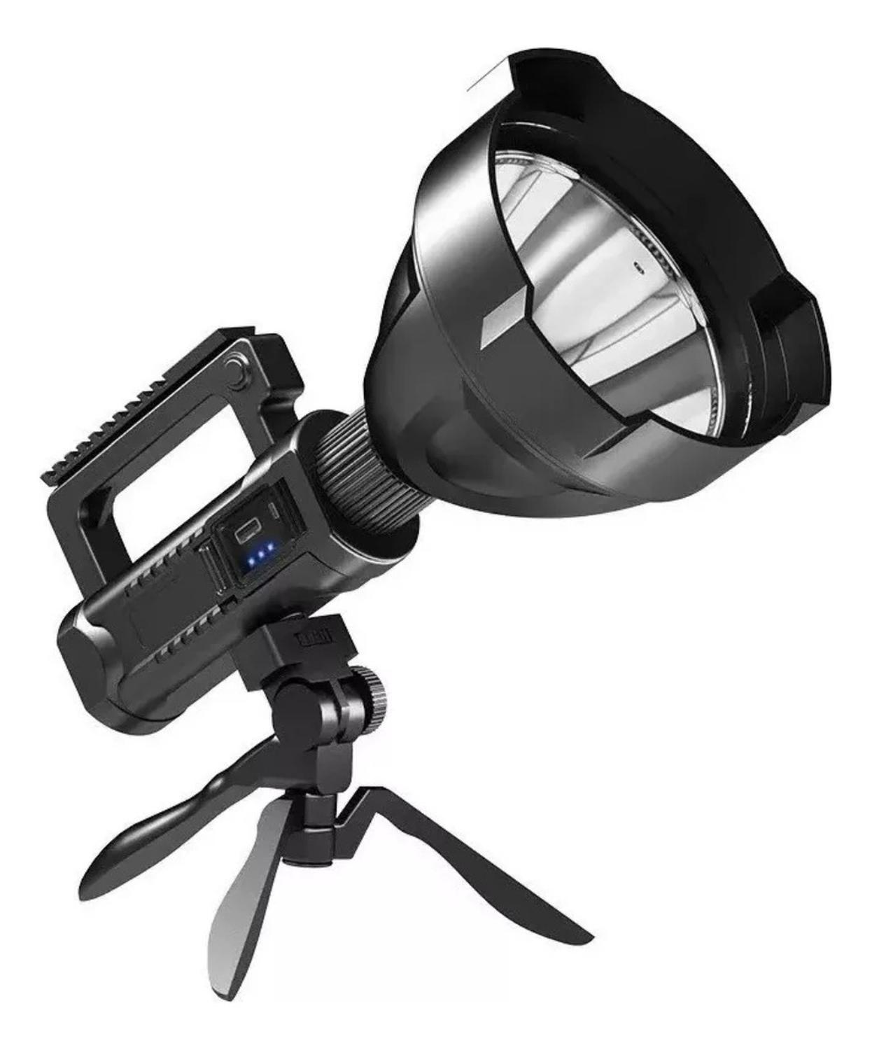 Foco Literna Trípode Led Luz Blanco Frío Usb 600 M-0