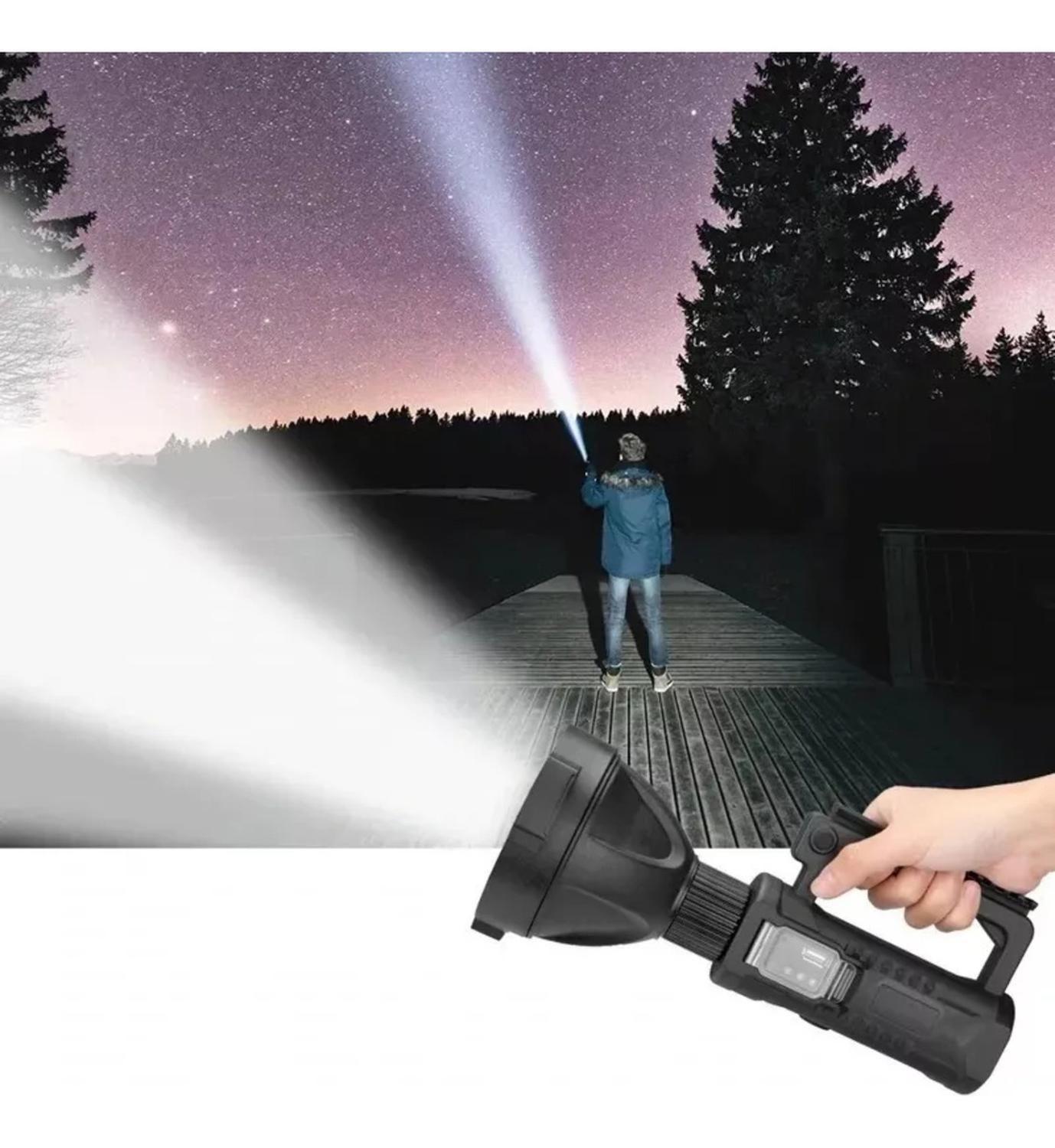 Foco Literna Trípode Led Luz Blanco Frío Usb 600 M-4