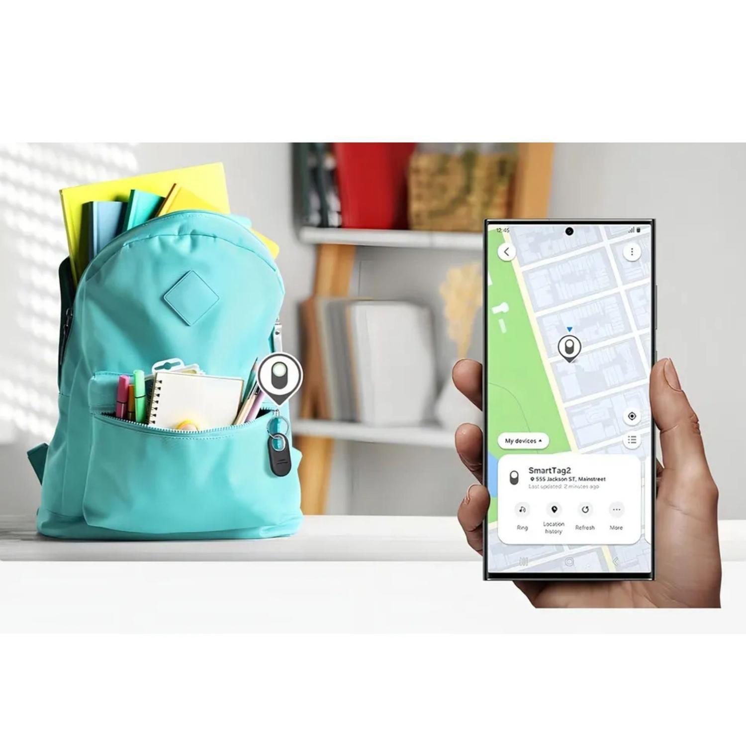 Pack 4 Localizadores Samsung Galaxy Smarttang Blanco Negro-4