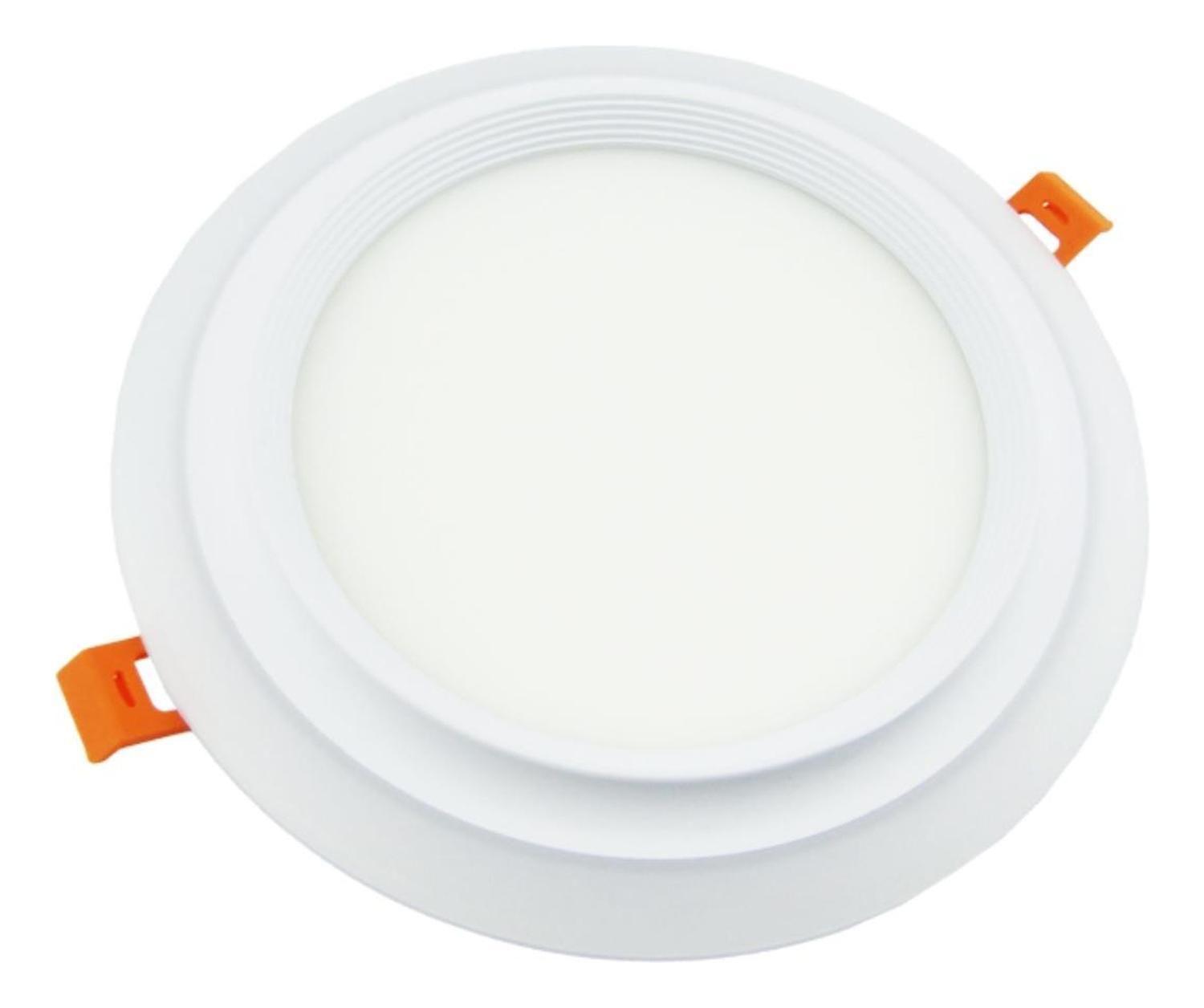 Foco LED Panel 124 Watt Redondo Dúo Blanco Luz Fría-0