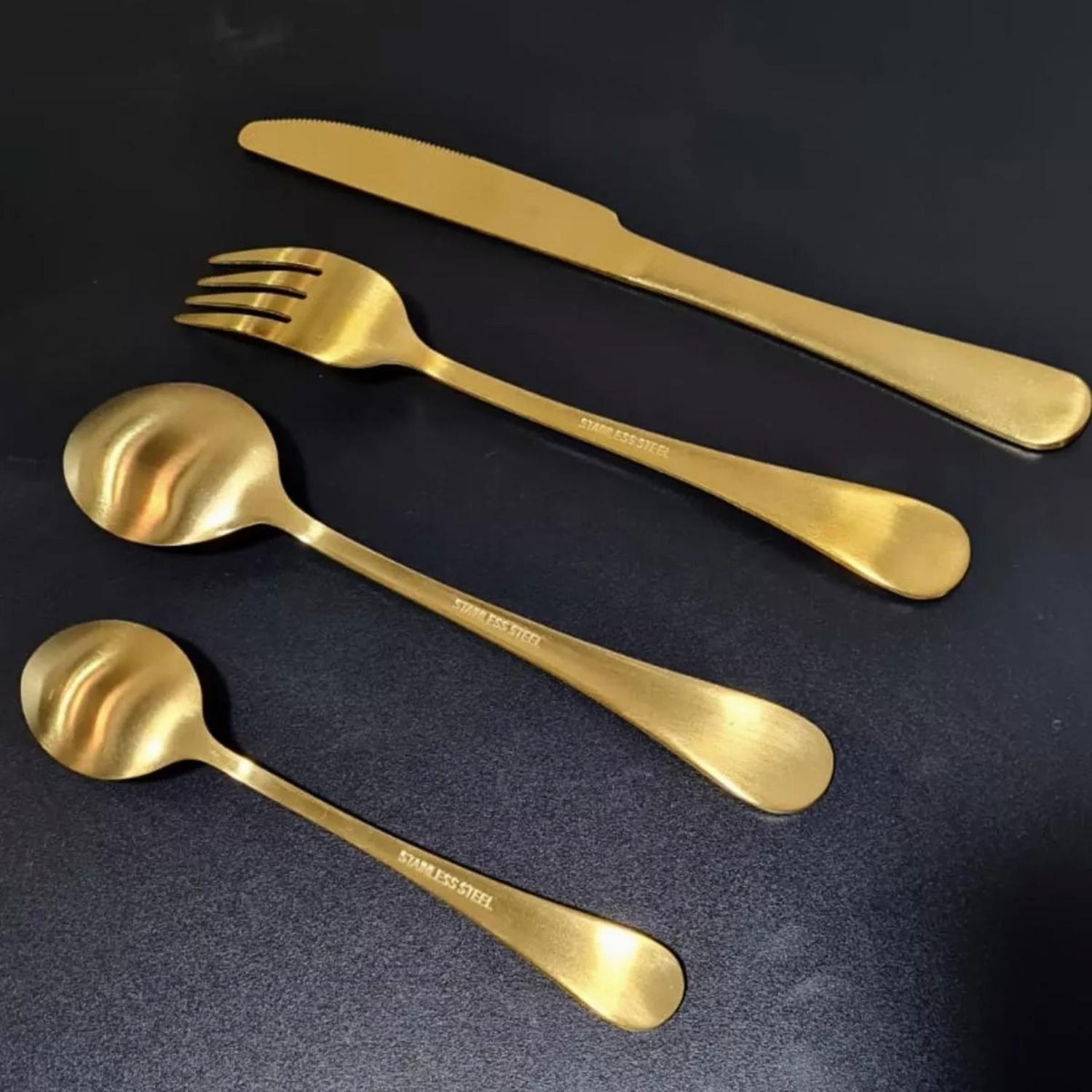 Set 48 Piezas Cubiertos Cuchillería Acero Inoxidable-3