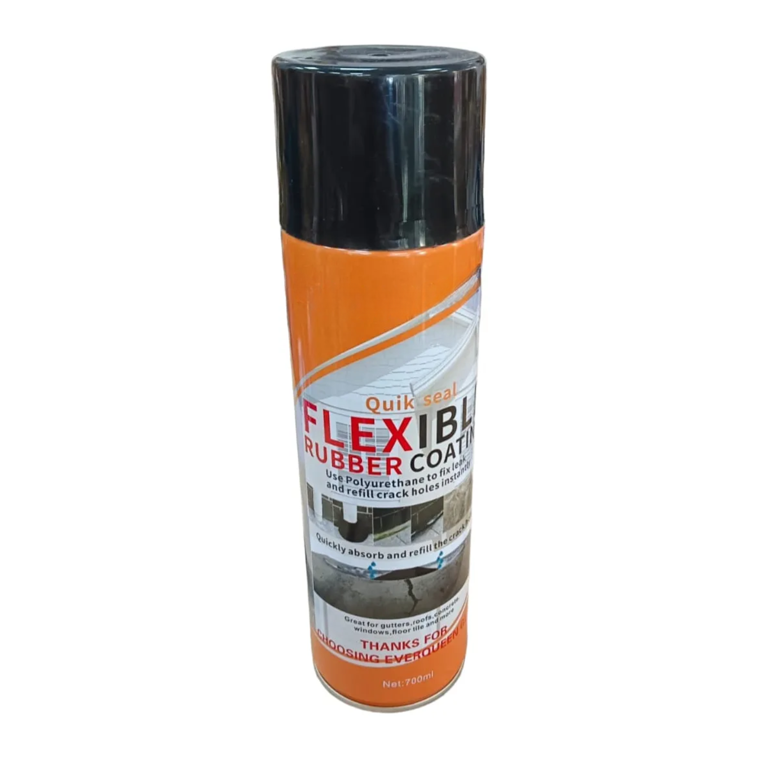 Sellador Instantáneo Fuga Agua Techo Tubería Aerosol 700 ML Negro-3