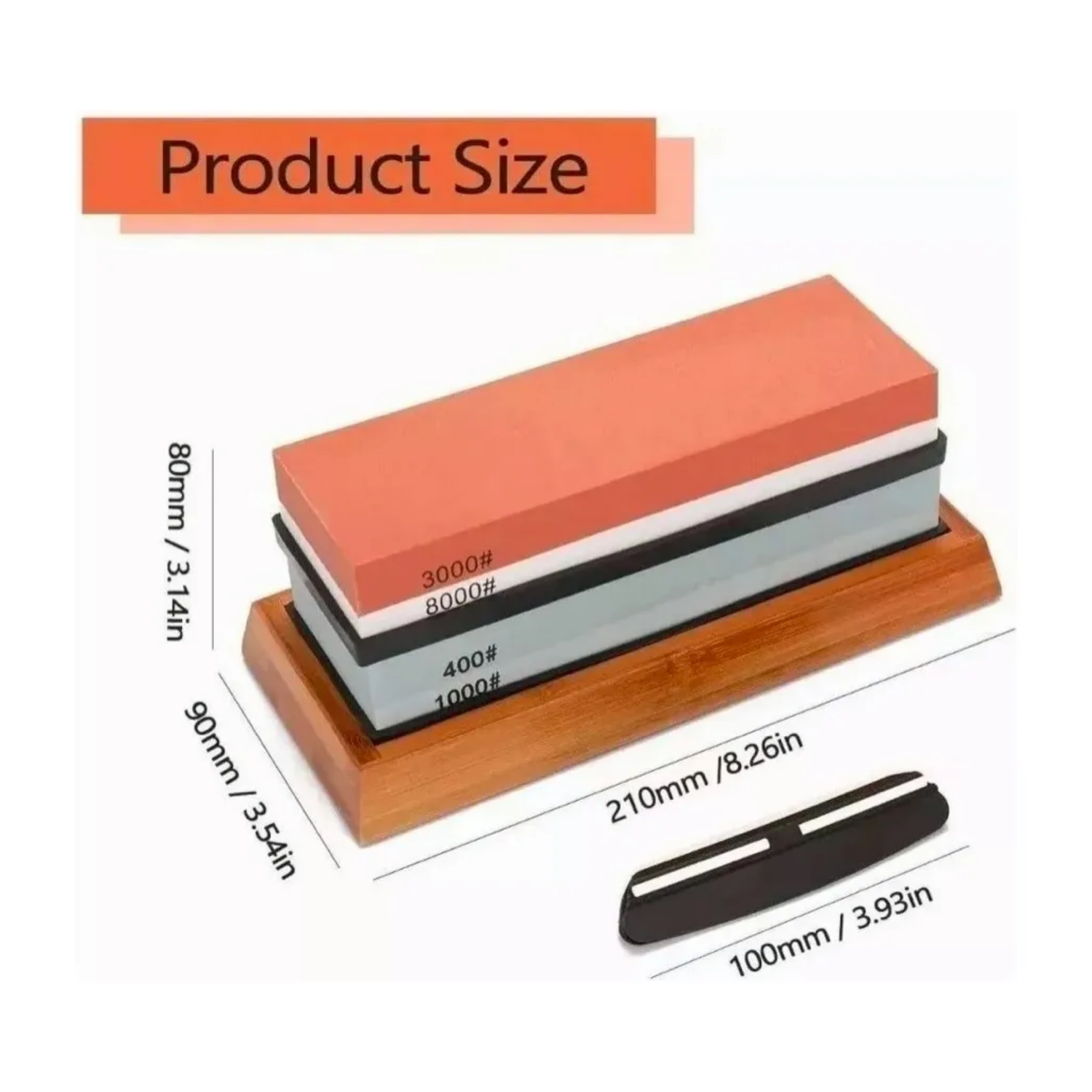 Set 2 Piedras Afiladoras Cuchillos Cocina 400/1000/3000/8000-2