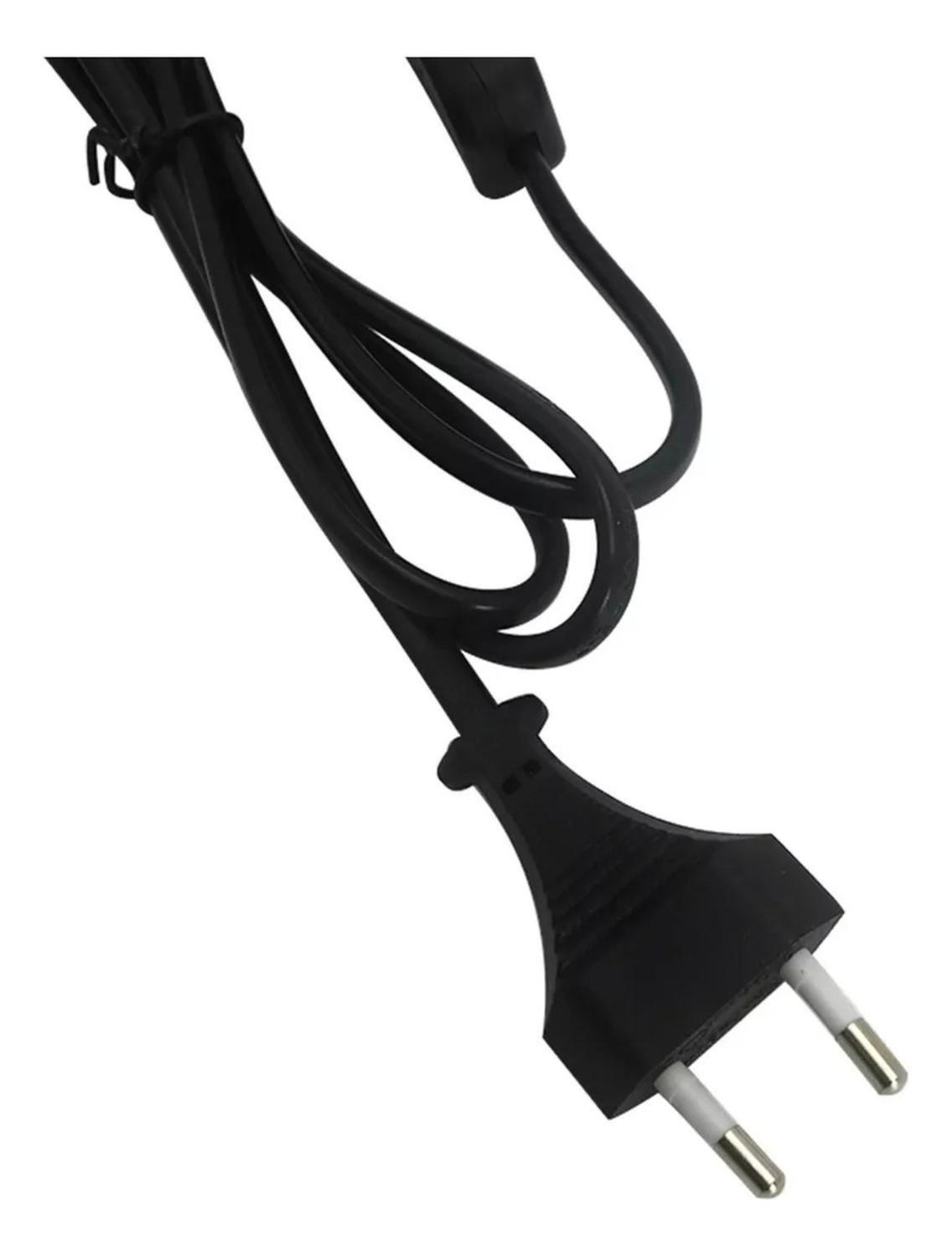 Lámpara Velador Pantalla E27 34x18 CM Negro-4