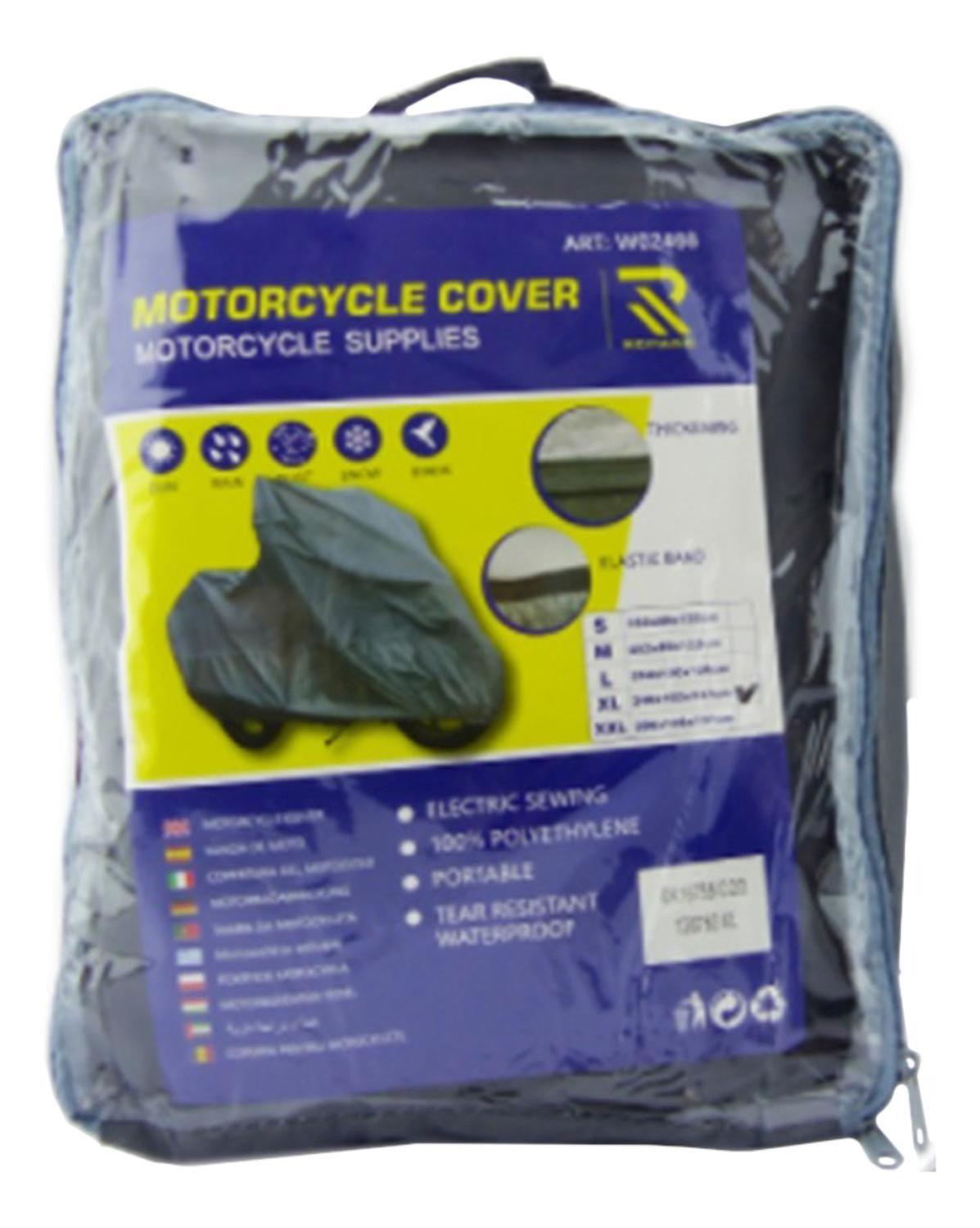 Funda Carpa Protectora Impermeable Motos 230 CM x 130 CM-3