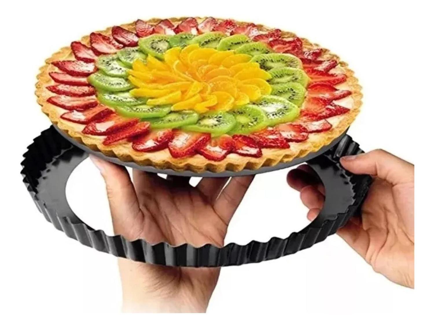 Molde Desmontable Kuchen Tartas Antiadherente 24 CM-3