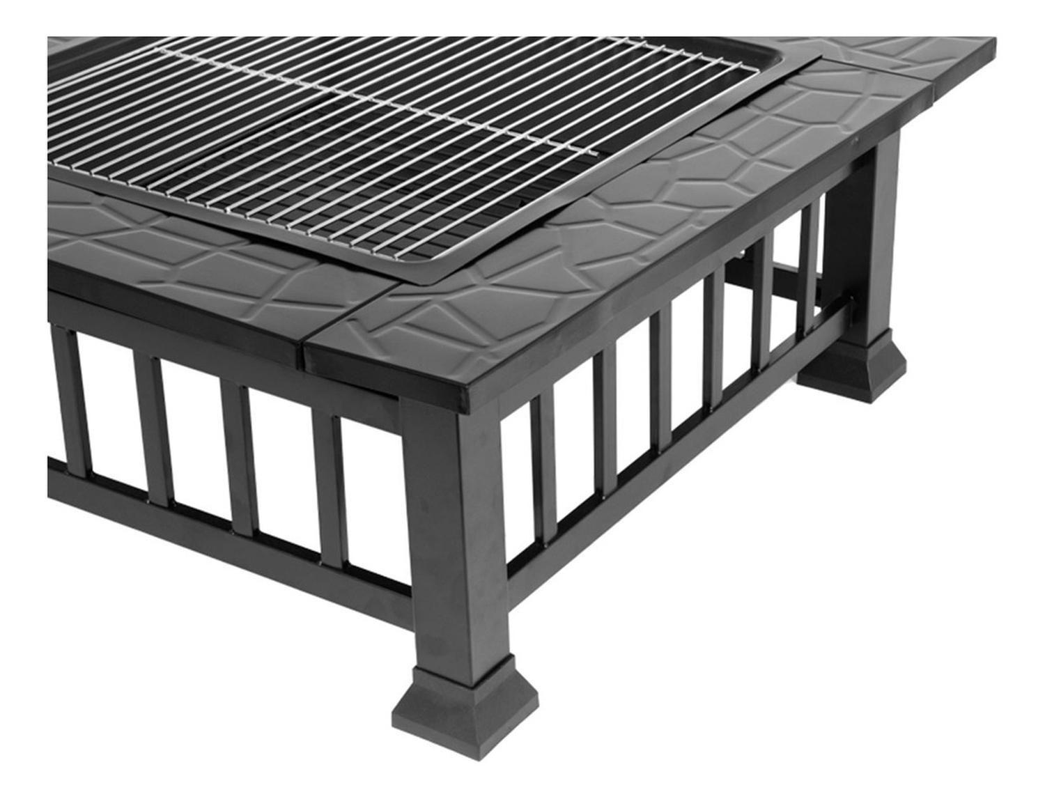 Fogón Brasero Parrilla Cooler Metal 3 en 1-4
