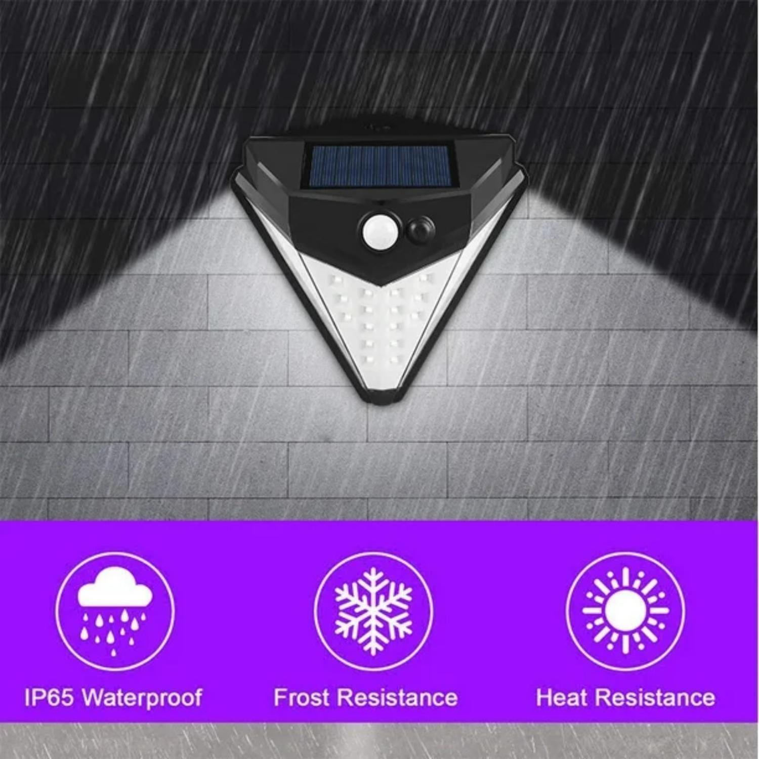 Foco Solar 39 LED Mini Aplique Pared Sensor-4