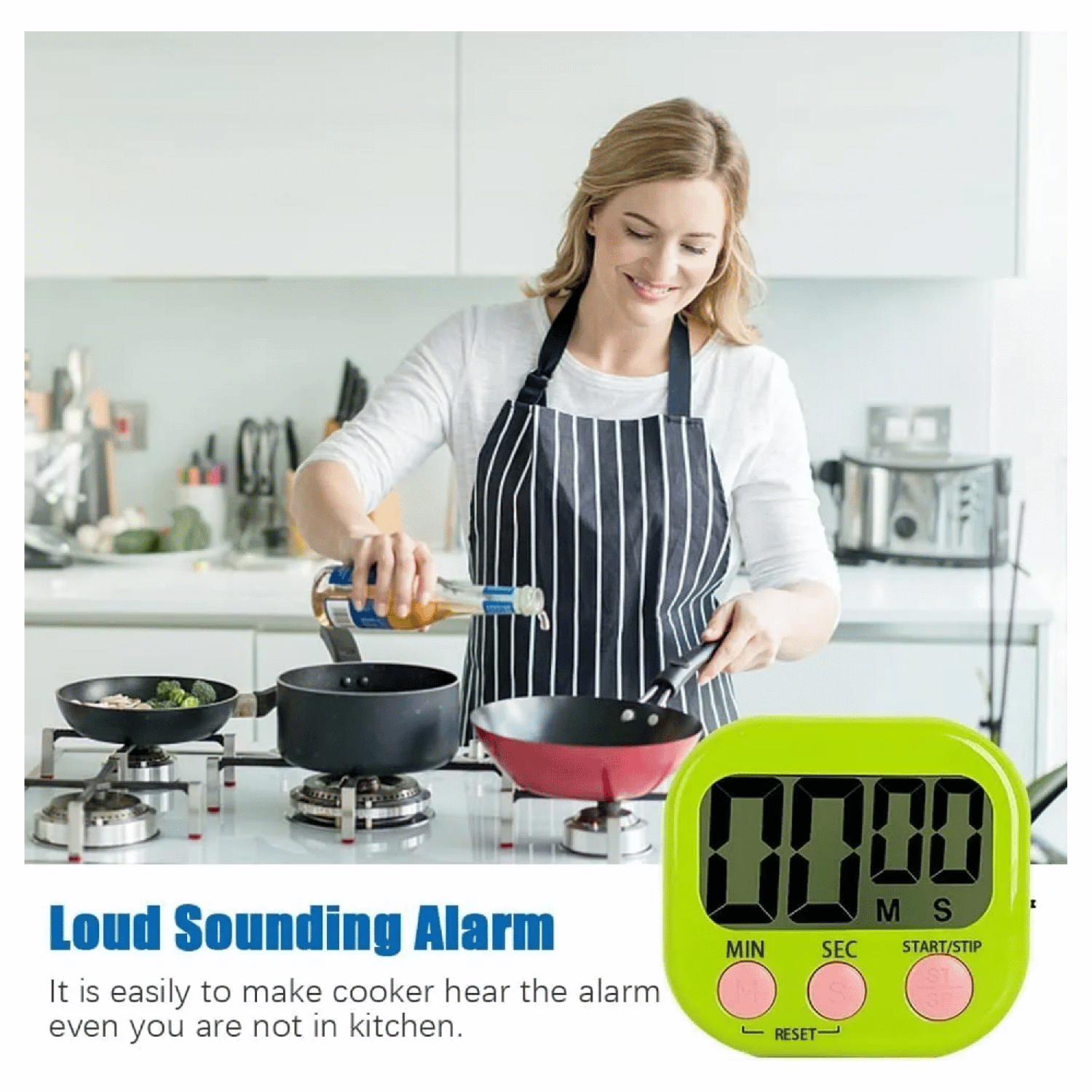 Temporizador Digital Cocina Verde-4