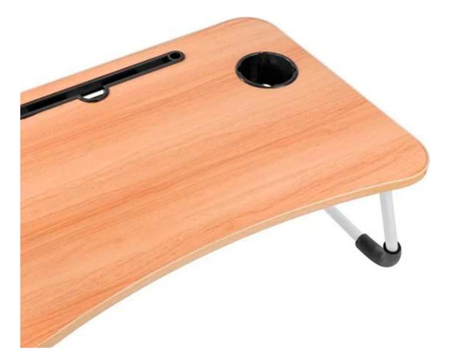 Bandeja Mesa Madera Notebook Posa Vaso Café-2