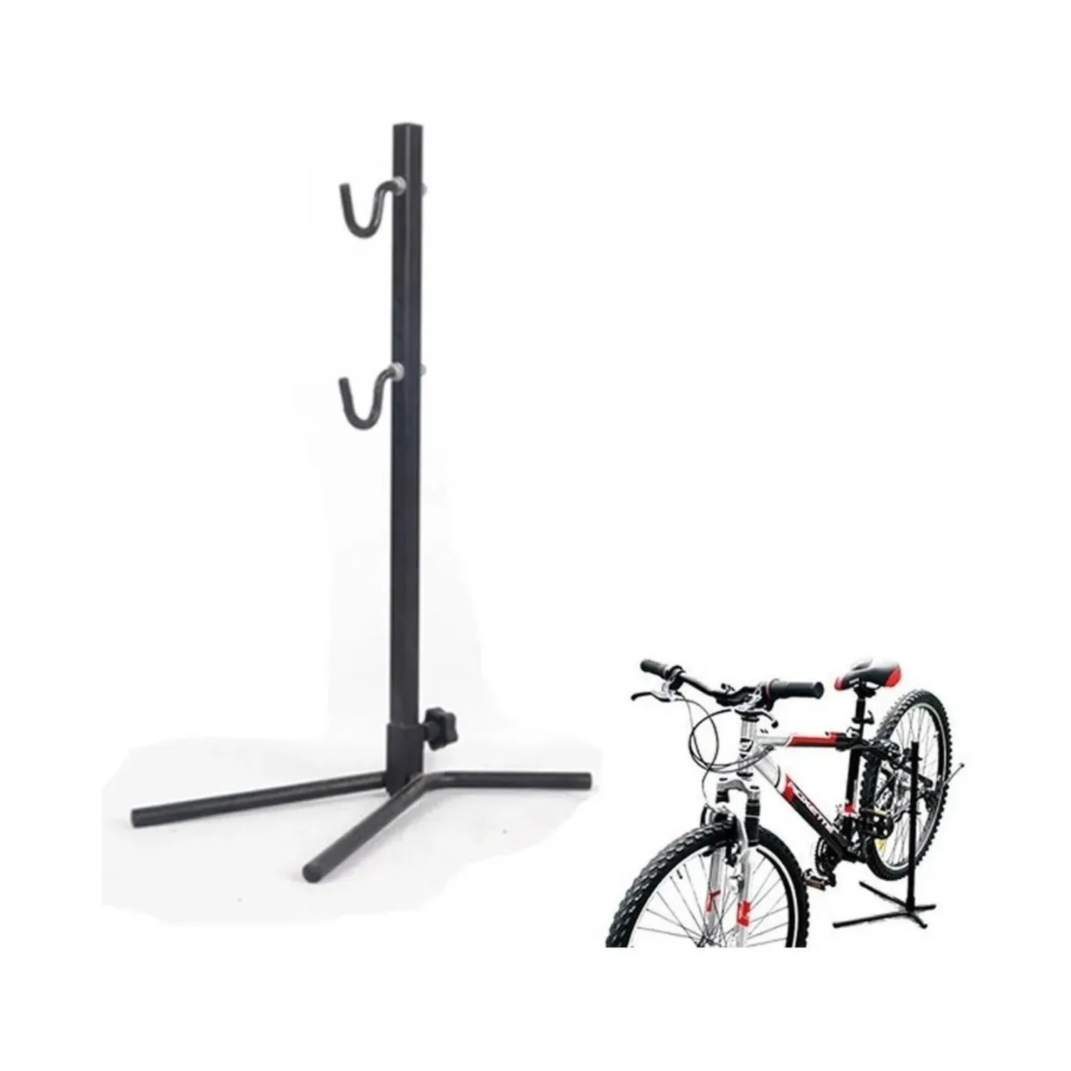 Soporte Gancho Pedestal Apoya Bicicleta 62x33 CM-3