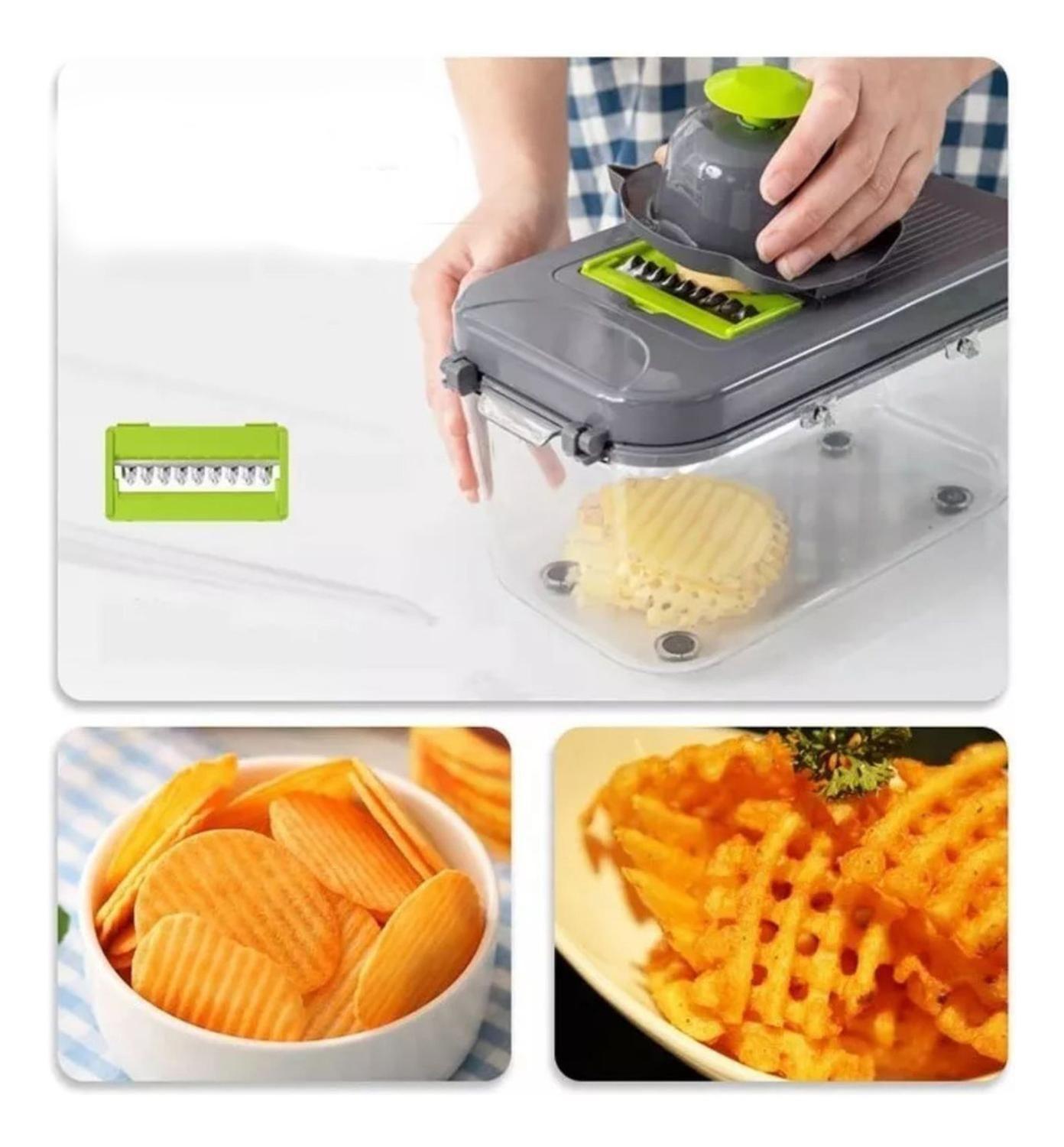 Picador Cortador Rayador Verduras Frutas 22 en 1-4
