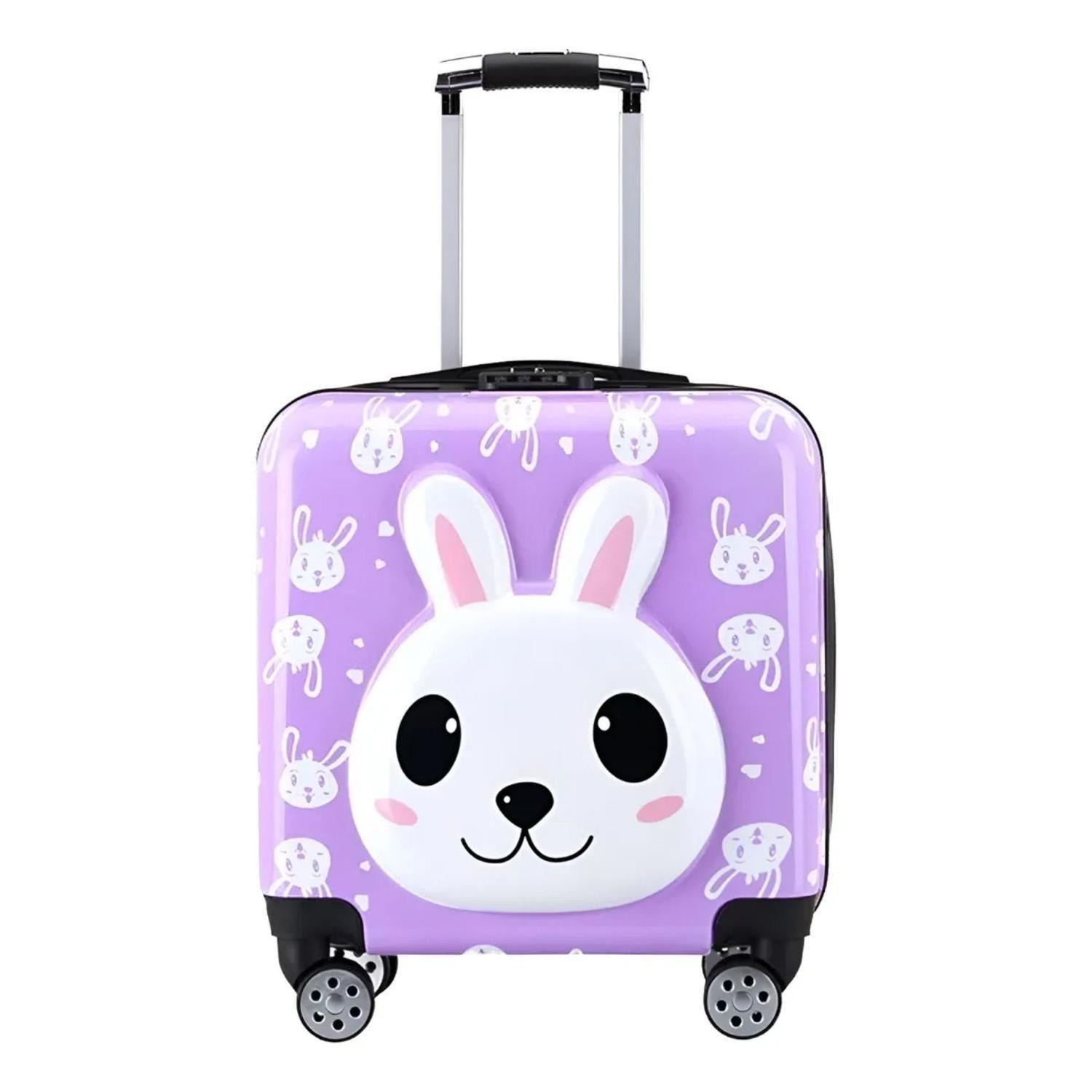 Mochila Maleta Viaje Pollito Infantil 30 LT Violeta-0
