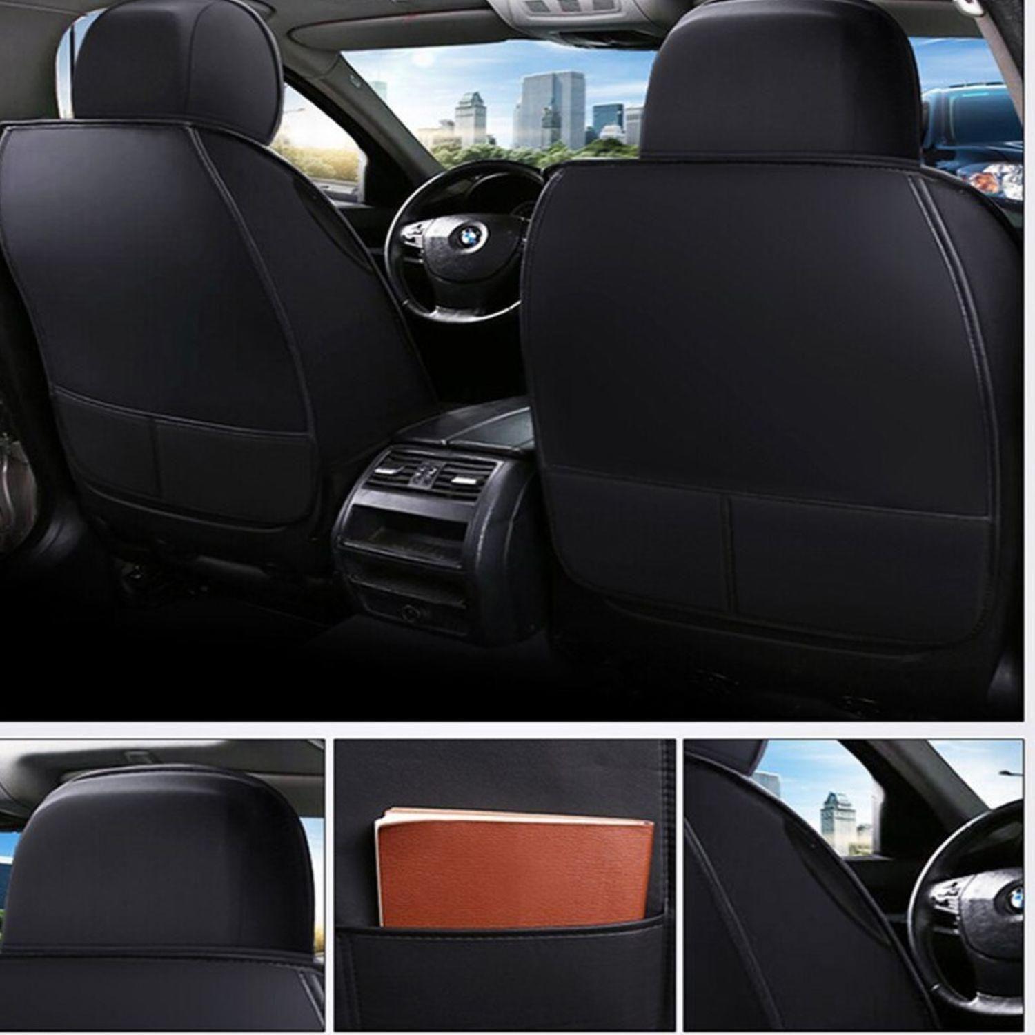 Funda Asiento Auto Deluxe Eco Cuero Milán Rojo-3