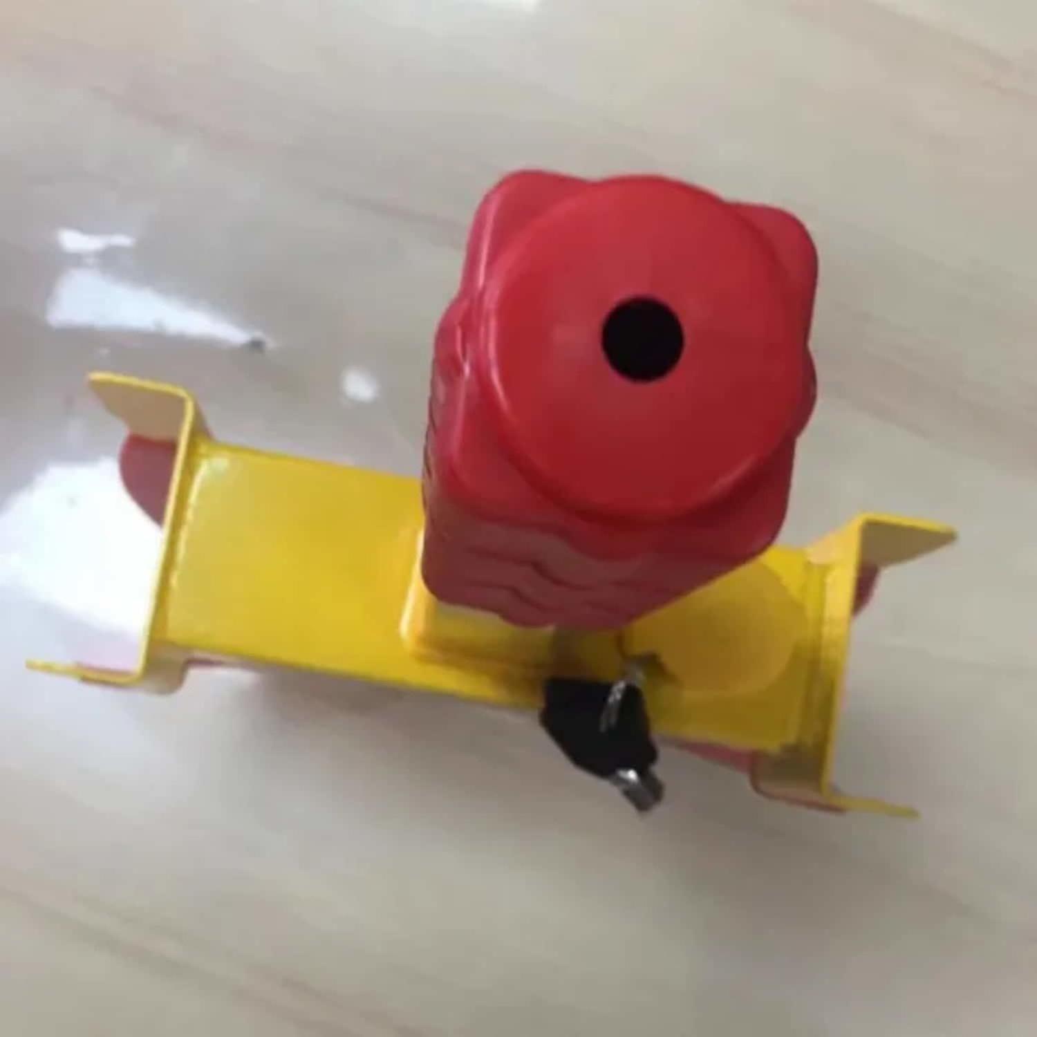 Candado Antirrobo Automóvil Traba Rueda-3