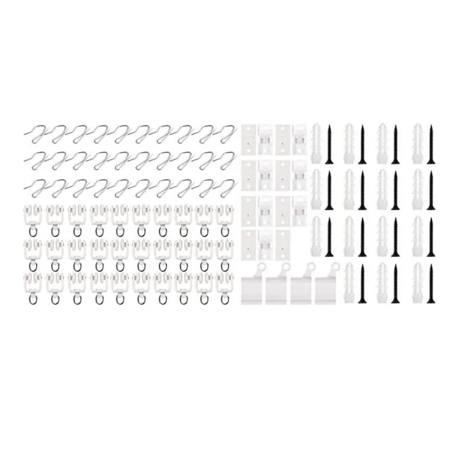 Riel Soporte Cortina Techo Flexible 5 MTS Blanco-1