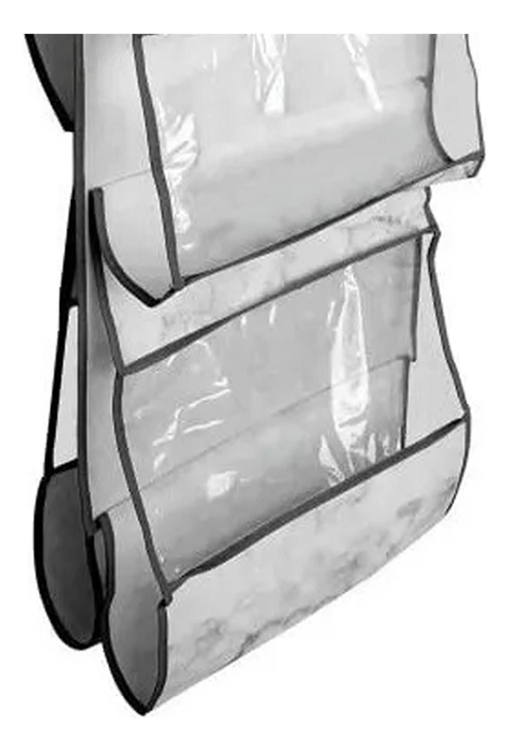 Organizador Closet Plegable Ropa 5 Bolsillos Blanco-2