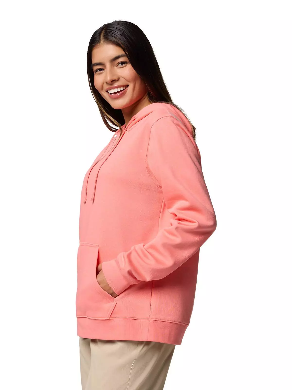 Polerón Mujer Beaumount Graphic Hoodie Rosado-1