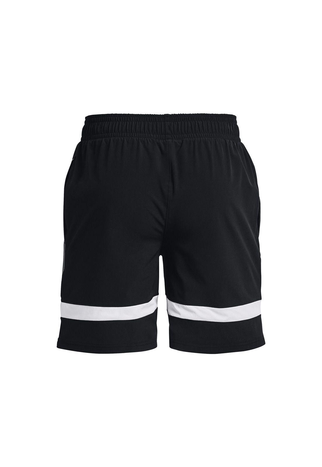 Short Hombre Baseline Woven 7'' Negro-1