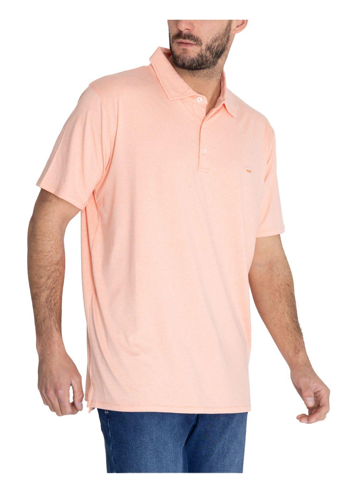 Polera Fibras Reciclada Naranja Frateli Hombre -4