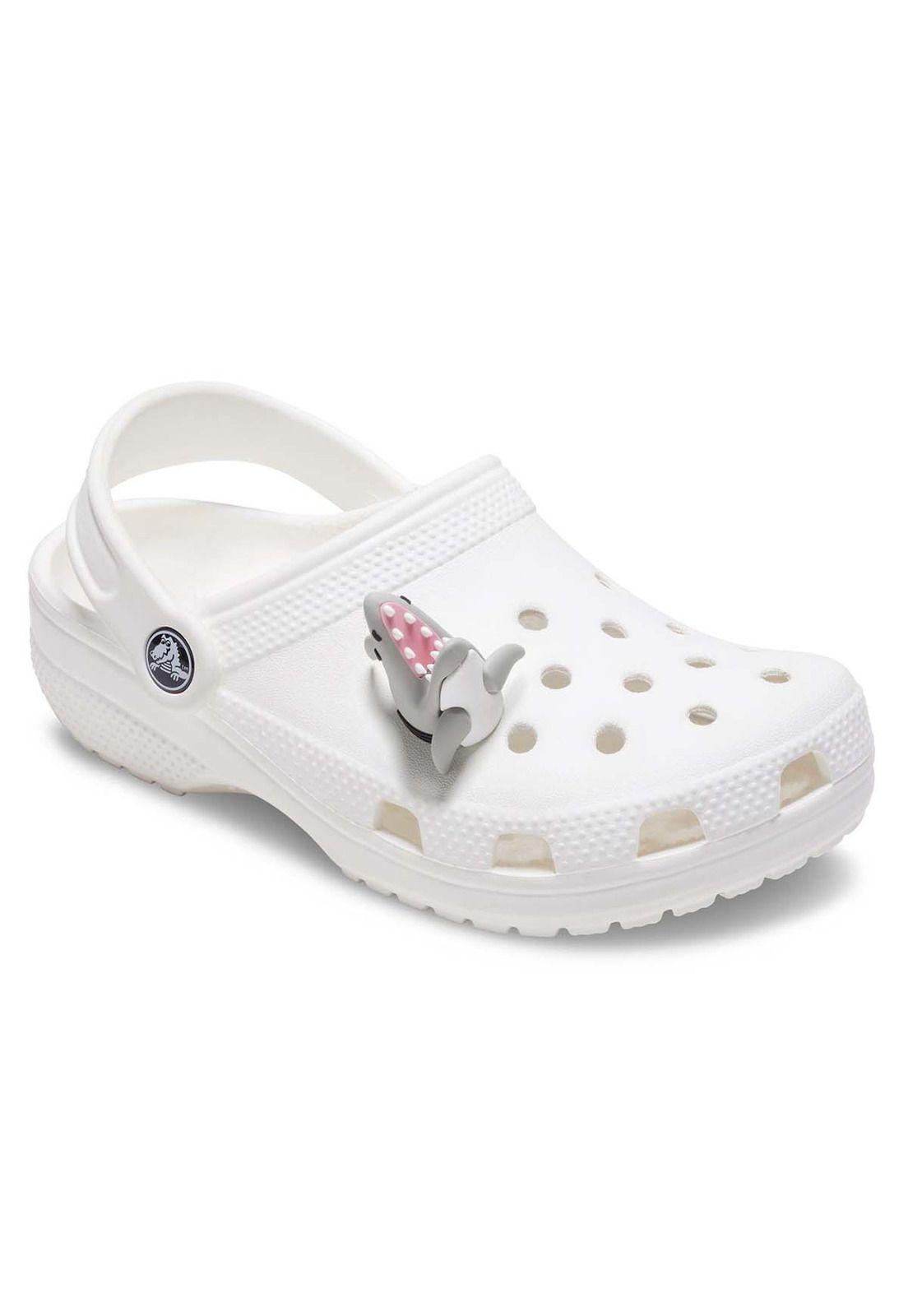 Jibbitz Crocs Tiburón 3D Gris-1