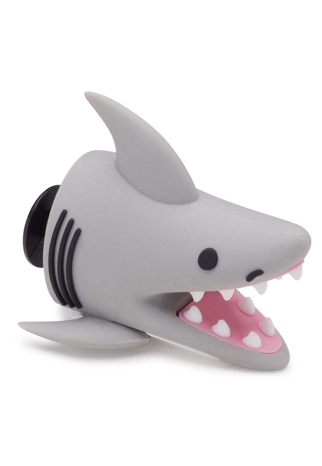 Jibbitz Crocs Tiburón 3D Gris-2