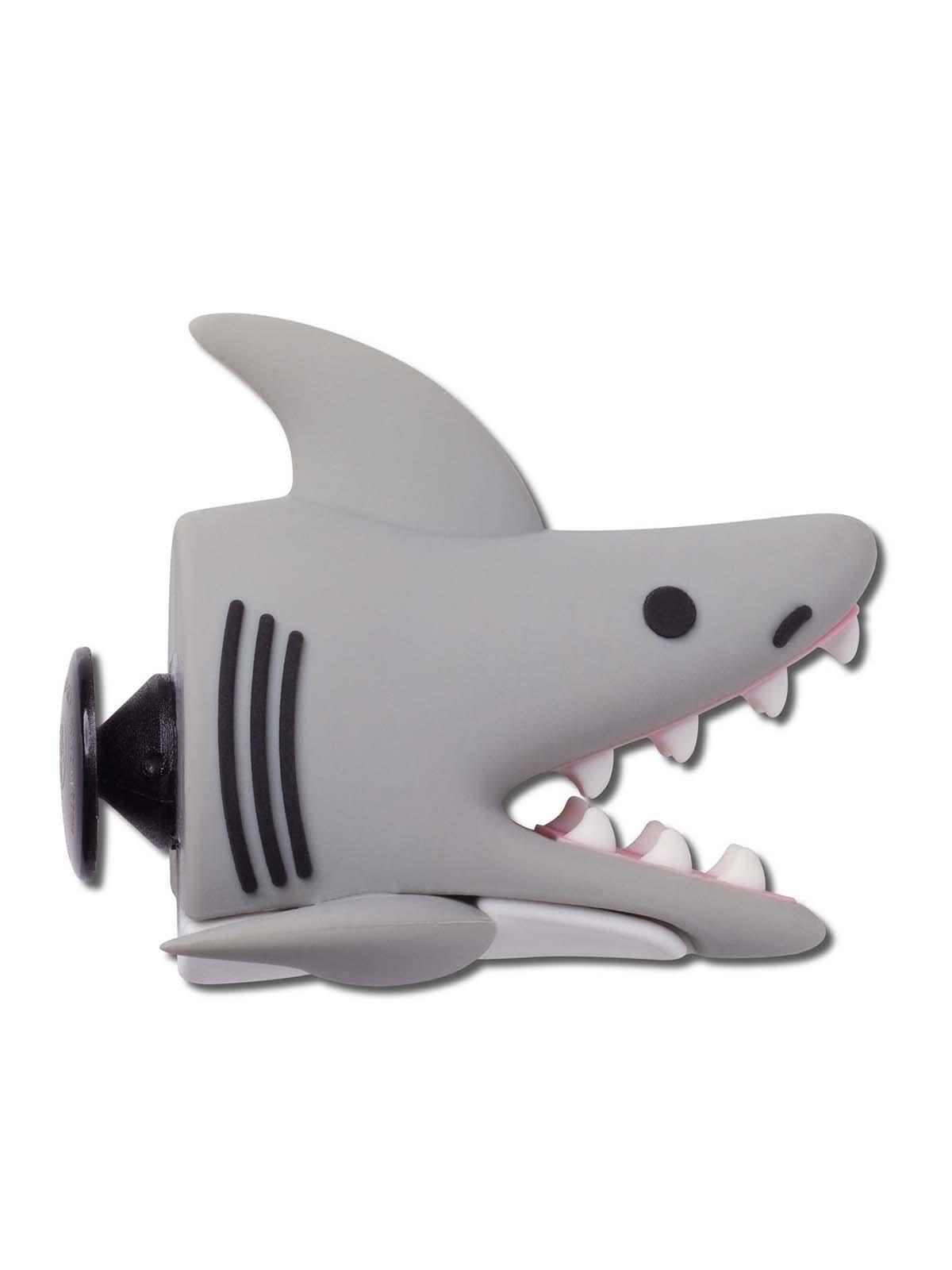 Jibbitz Crocs Tiburón 3D Gris-0