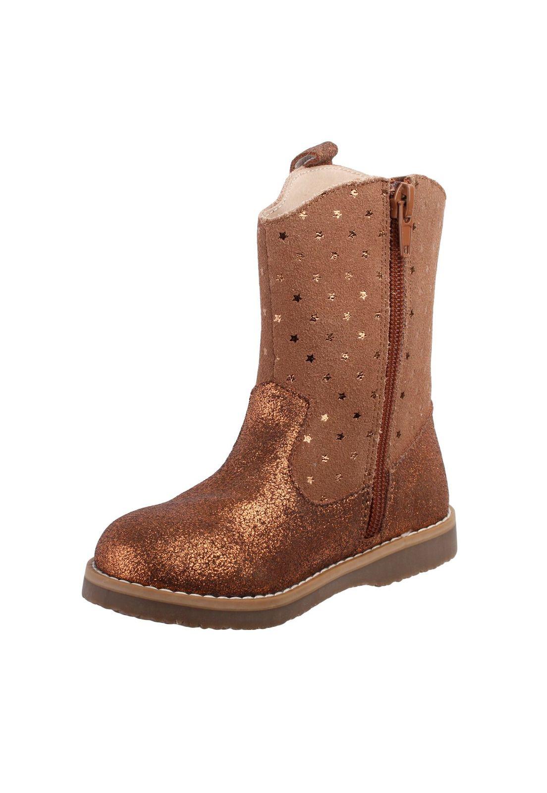 Bota Cuero Starry Café-2