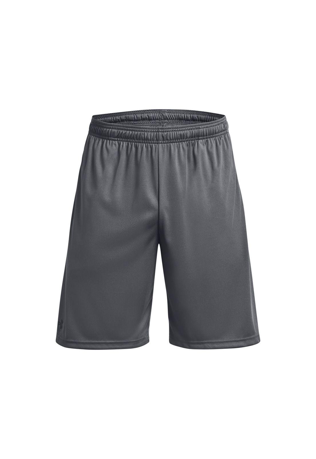 Shorts UA Tech Wordmark Gris para hombre-0