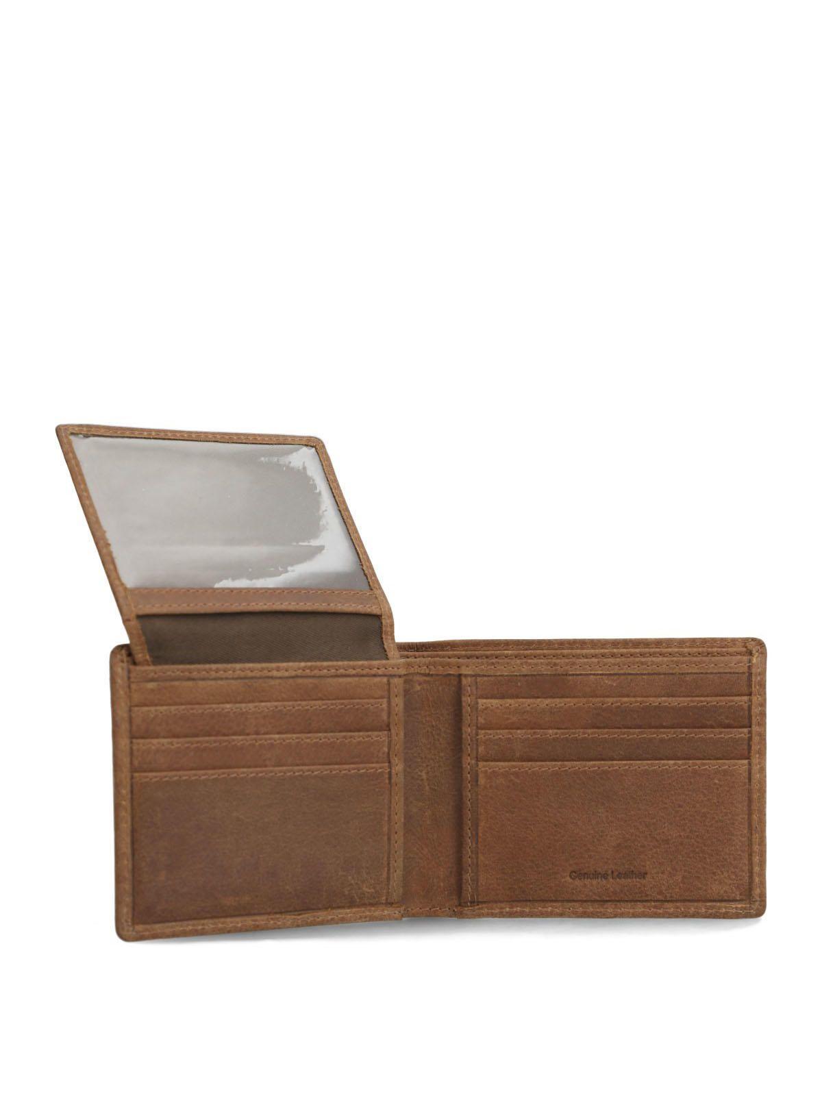 Billetera Cuero Hombre Th George Café-3