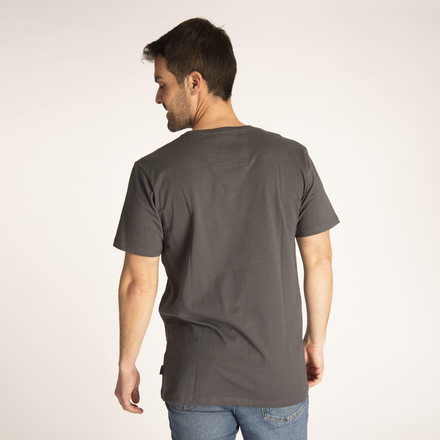 Polera M/C Hombre M Logo Tee Gris-3