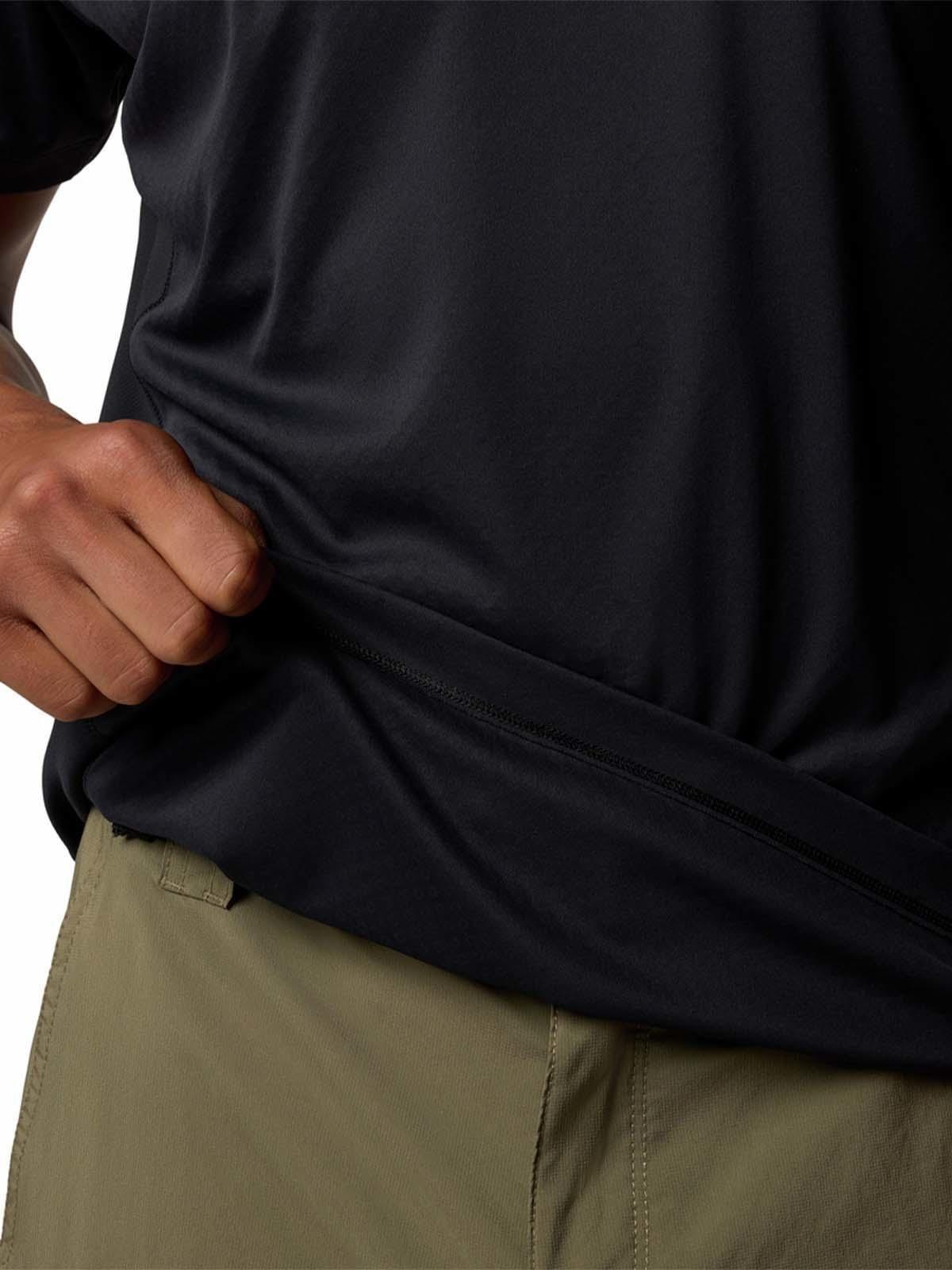 Polera M Corta Hombre Zero Rules Light Negro Columbia-3
